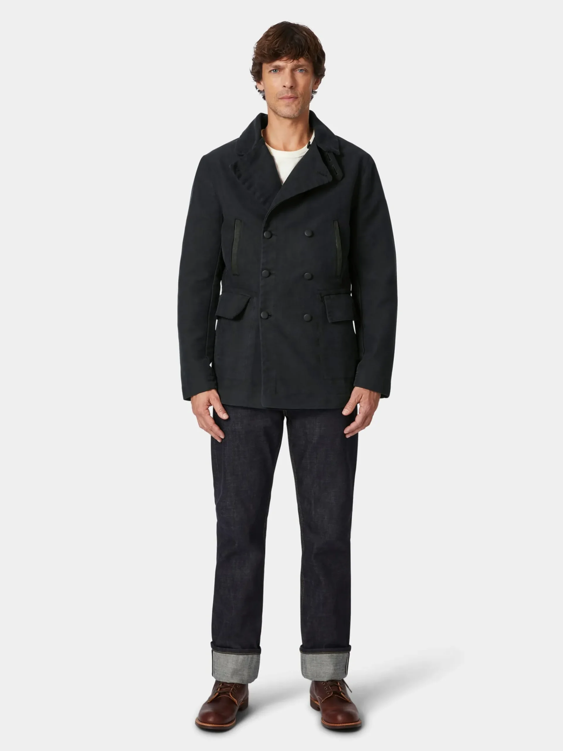 Hannes Roether Herrenjacke Doppelreiher