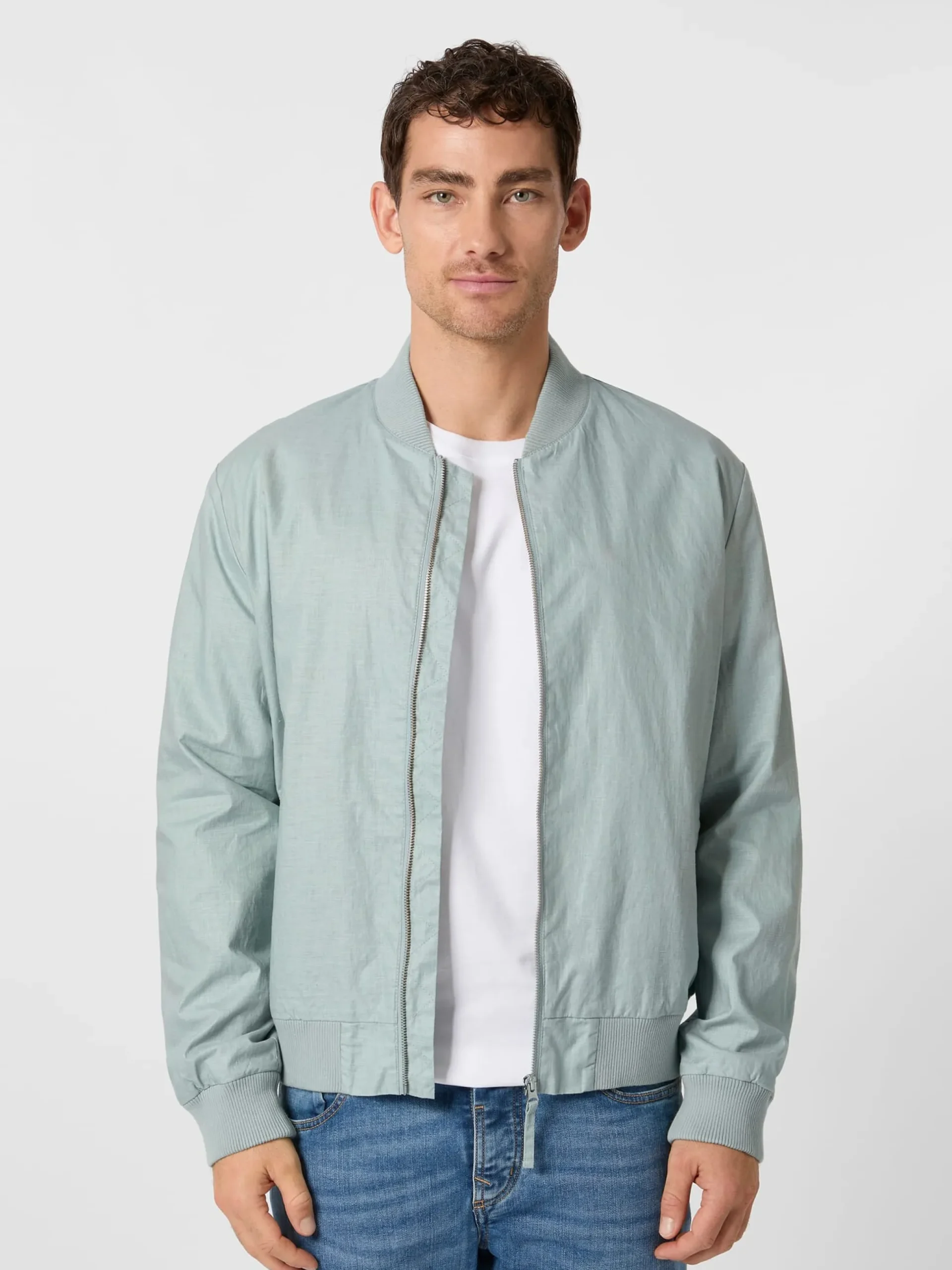 Herrenblouson Leinen