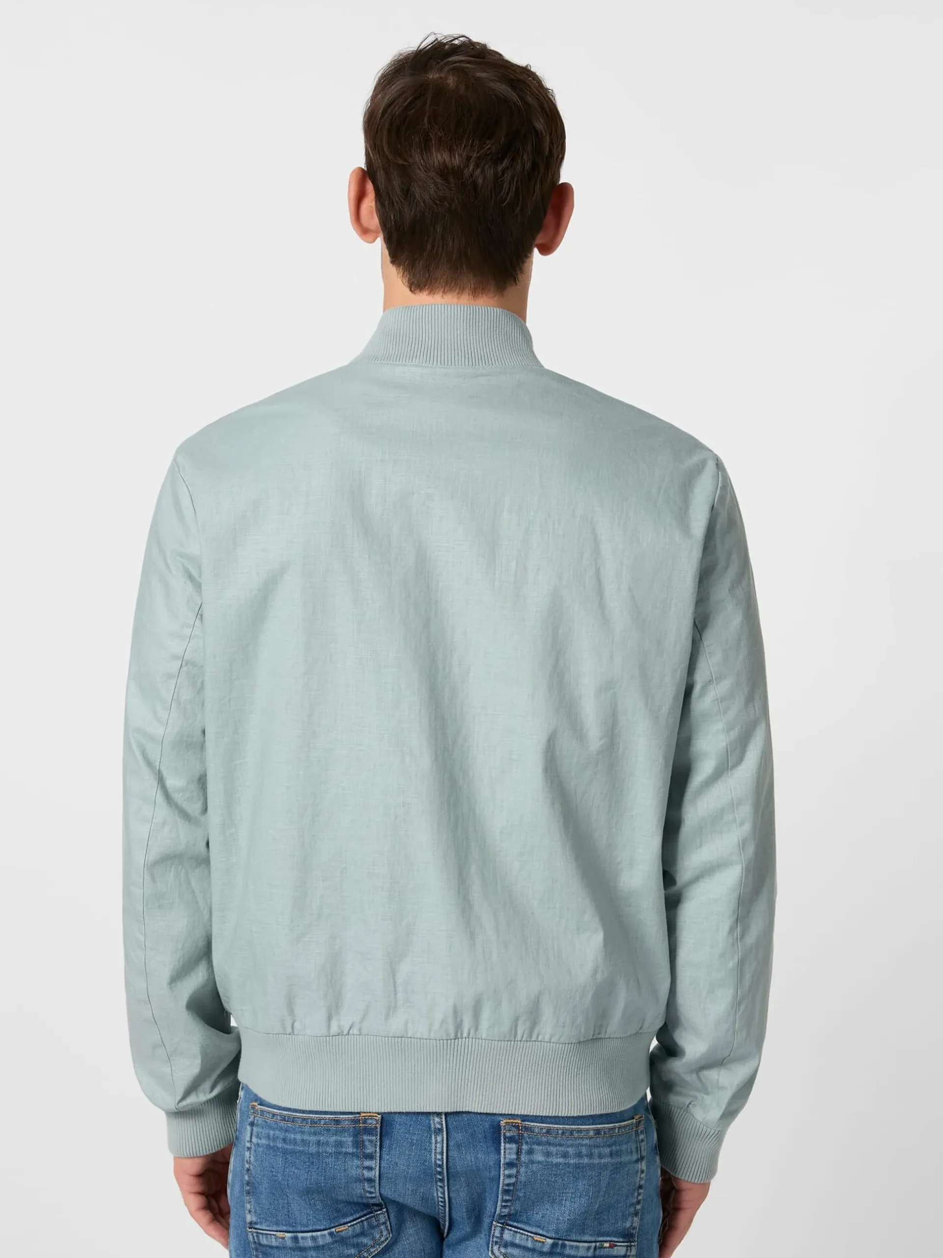 Herrenblouson Leinen