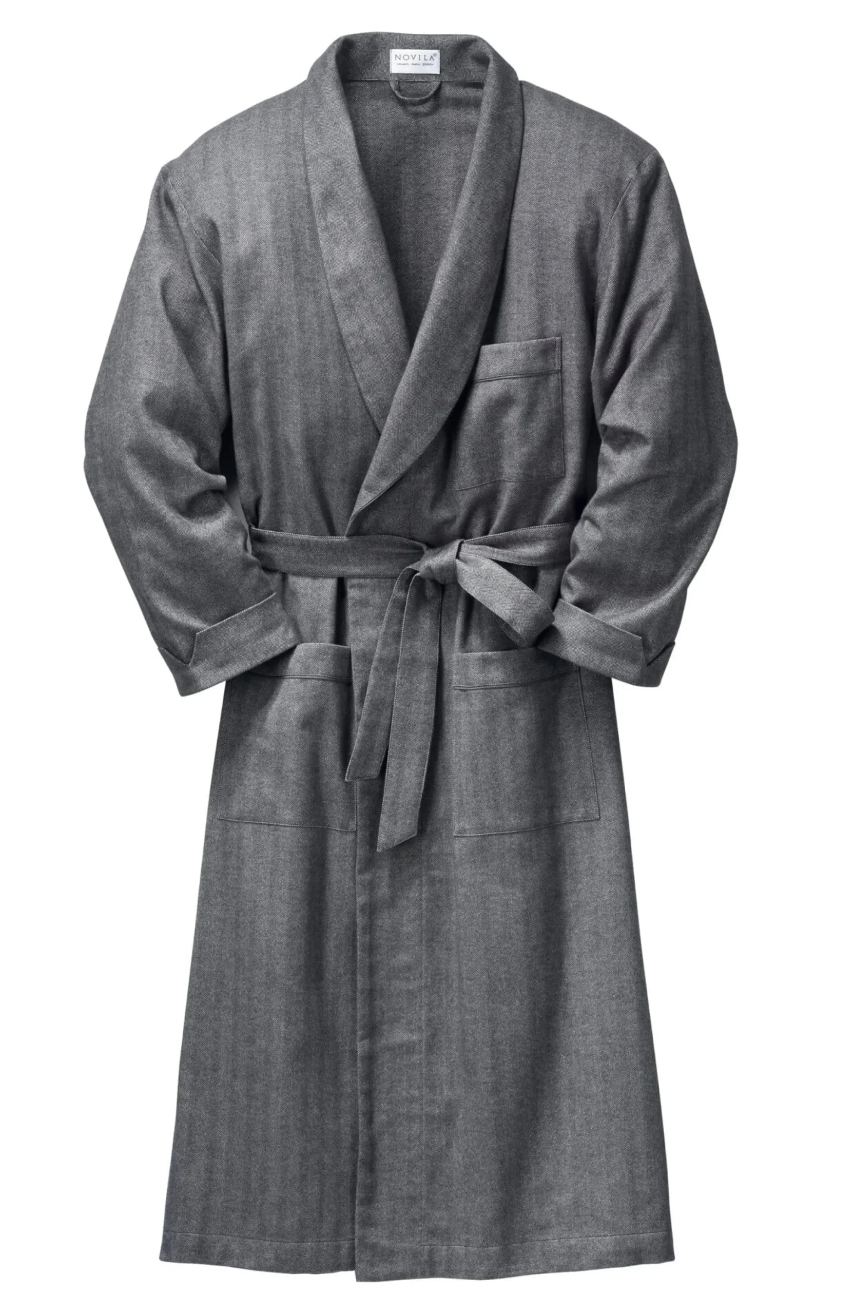 Herrenhausmantel Flanell