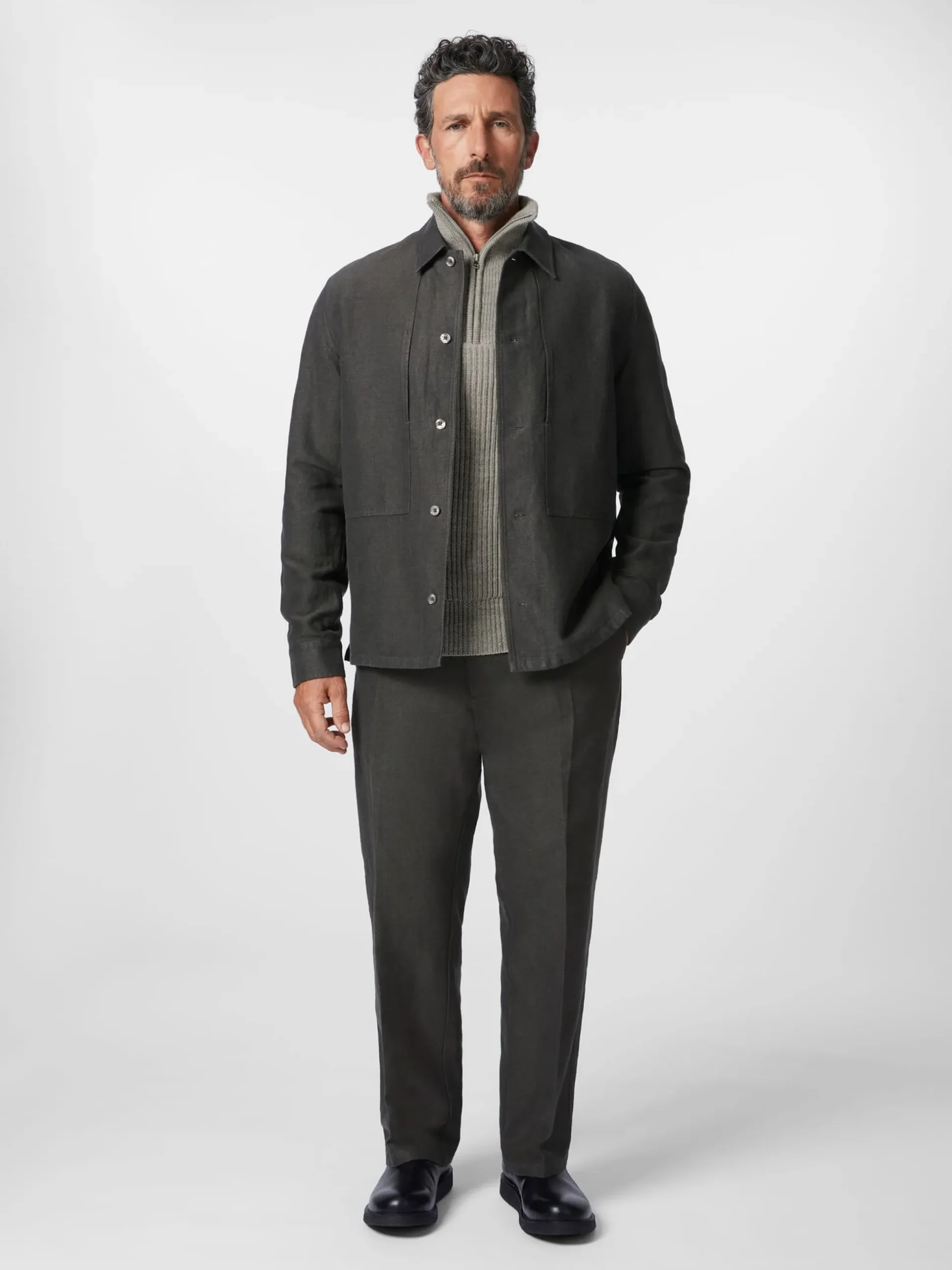 Herren-Hemdjacke