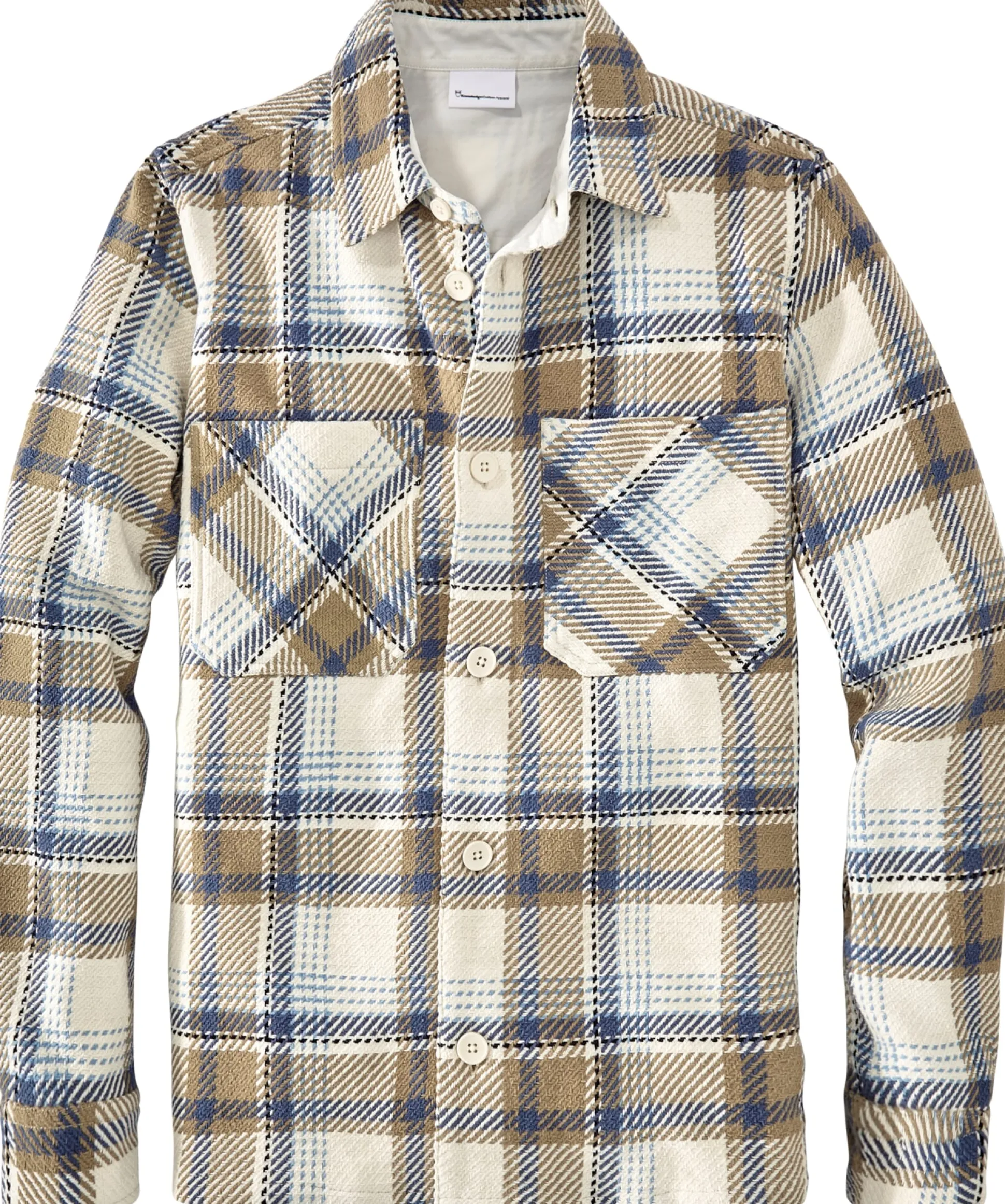 Herren-Hemdjacke kariert
