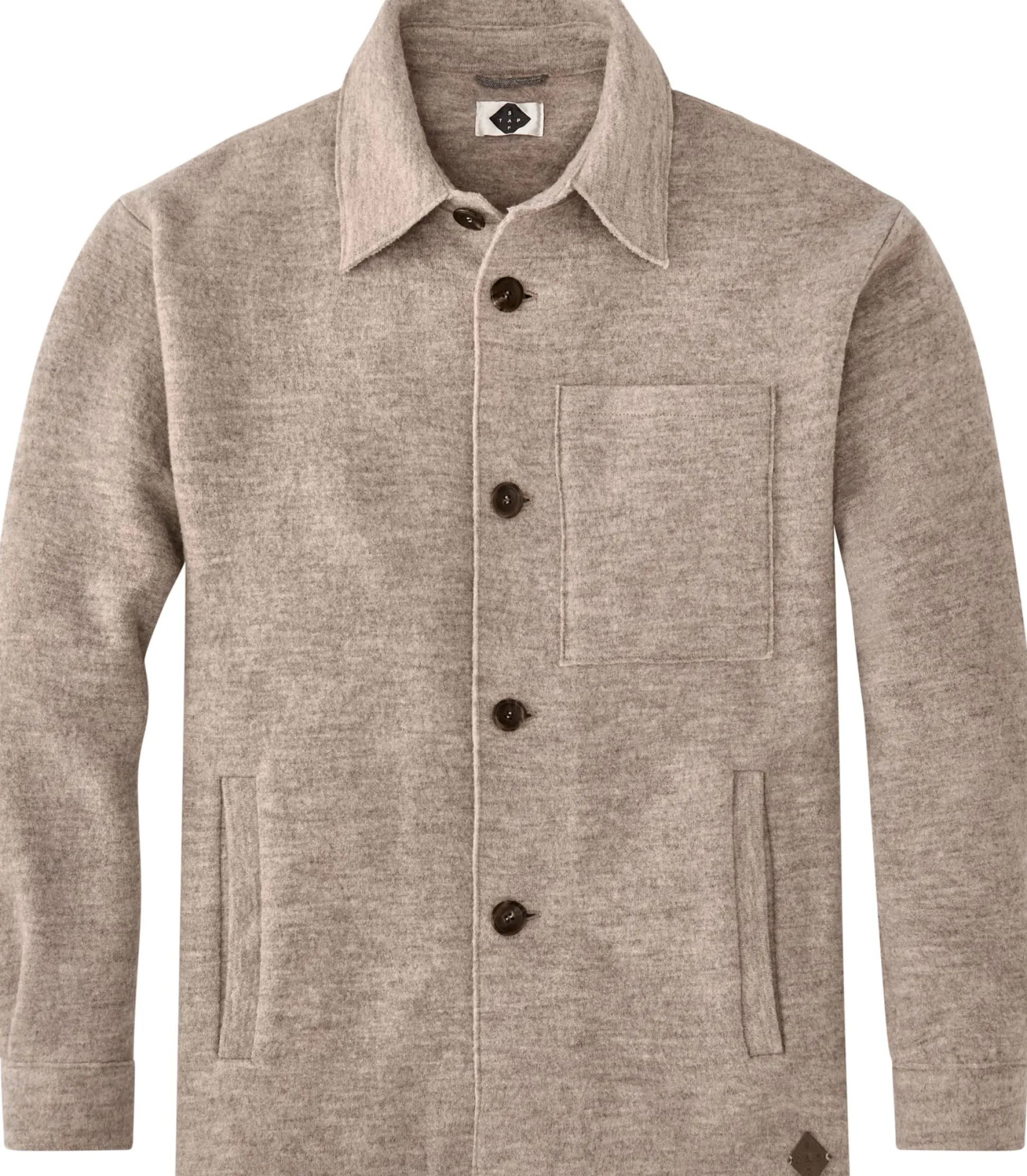 Herren-Hemdjacke Wollwirk