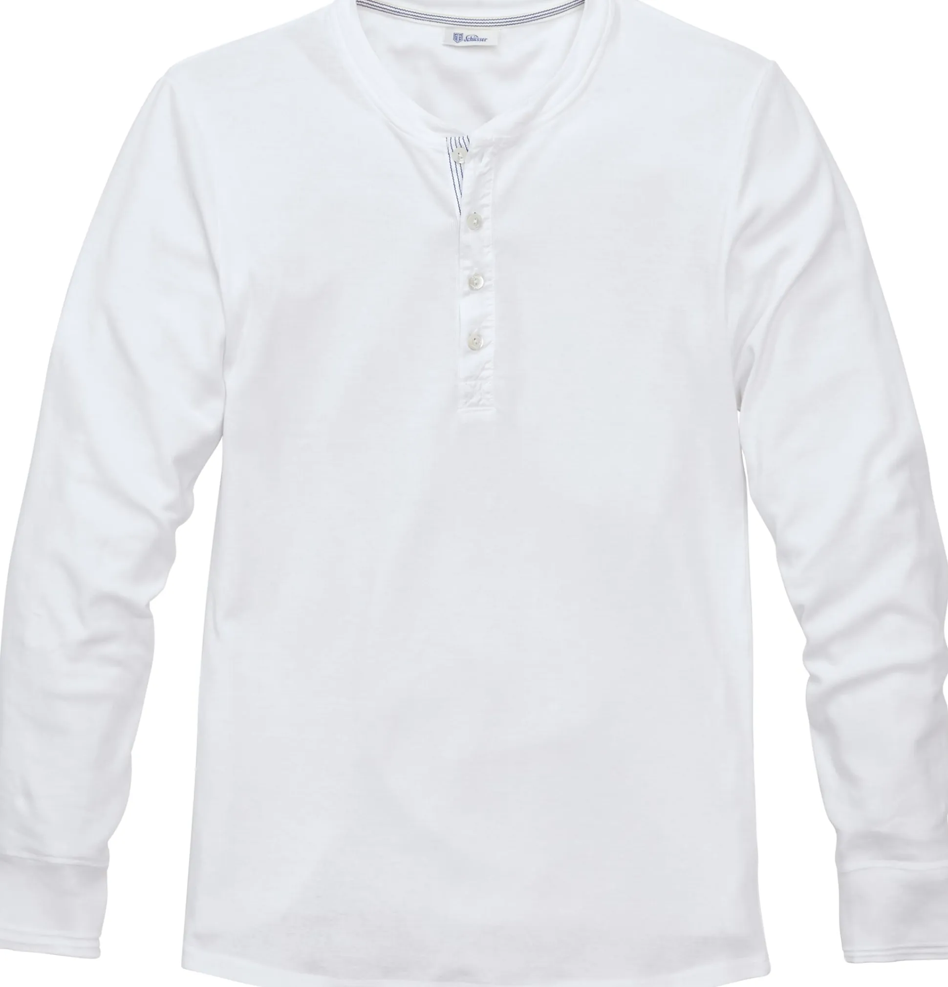 Herren-Henley-Shirt Langarm