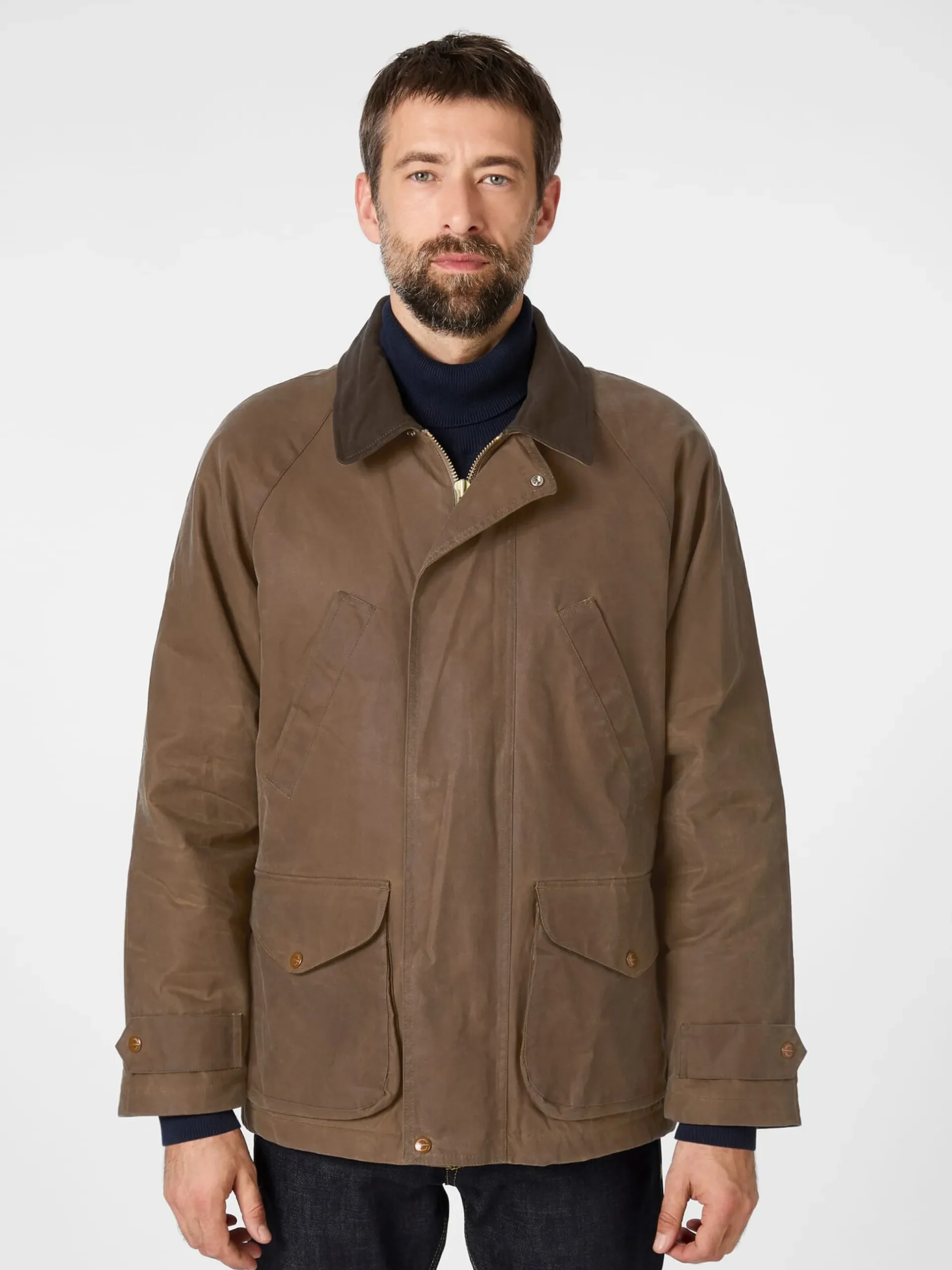Herrenjacke gewachst