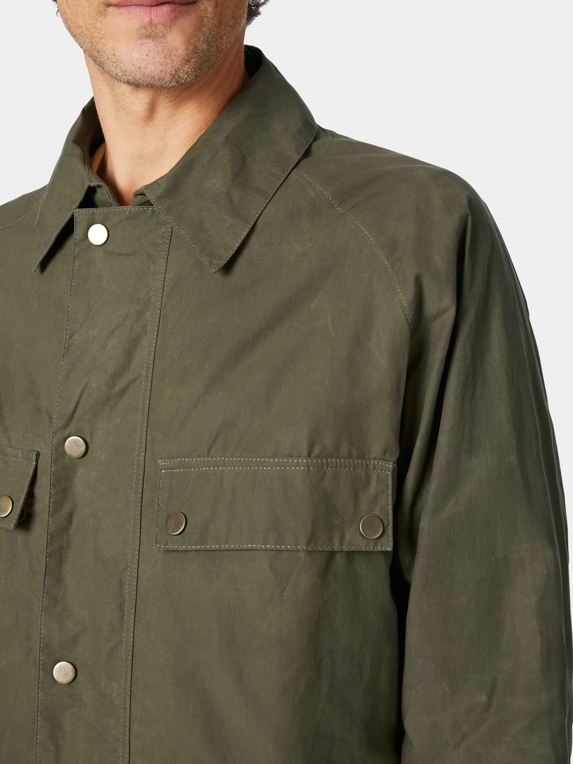 Herrenjacke gewachst