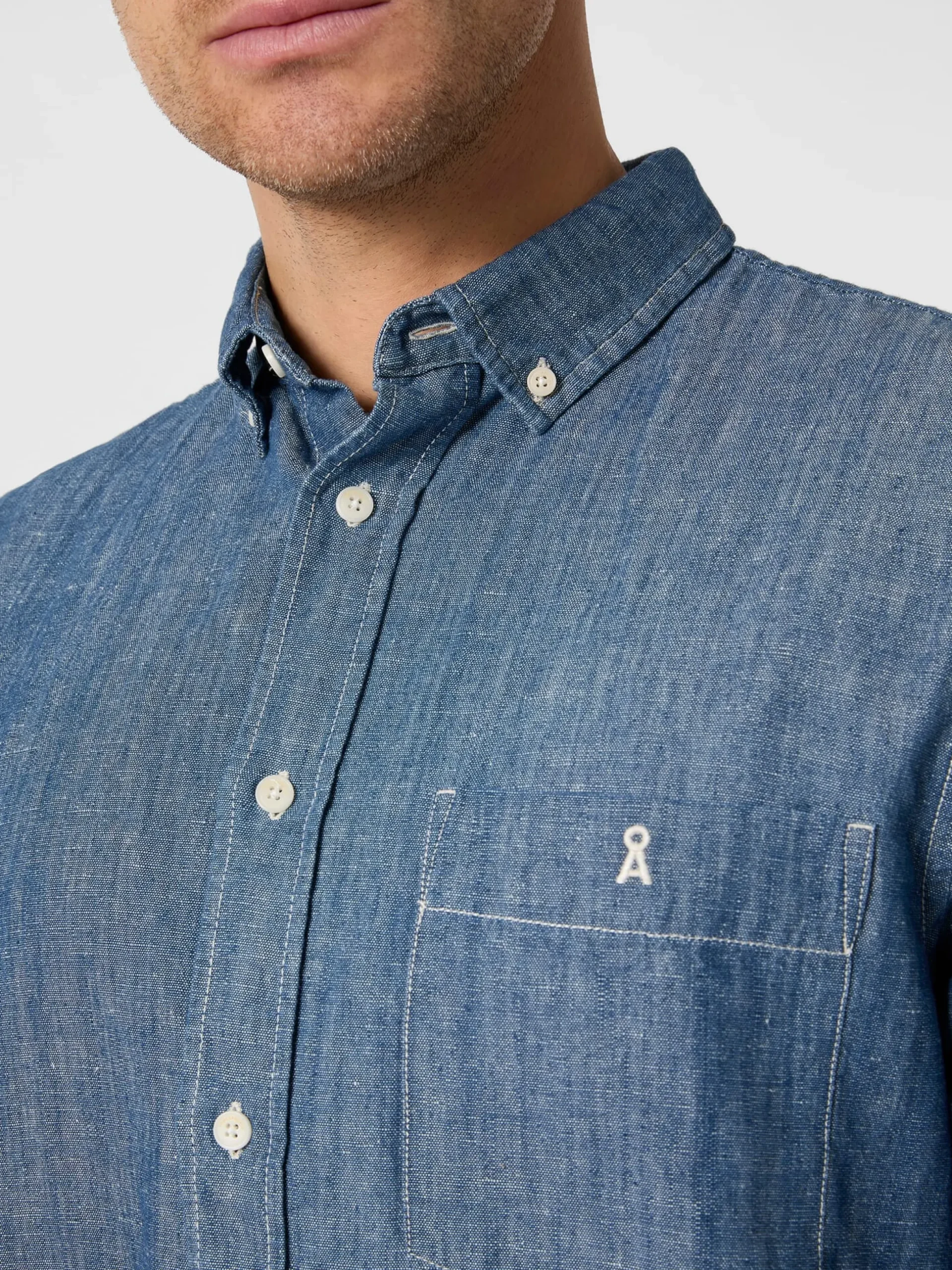 Herren-Jeanshemd