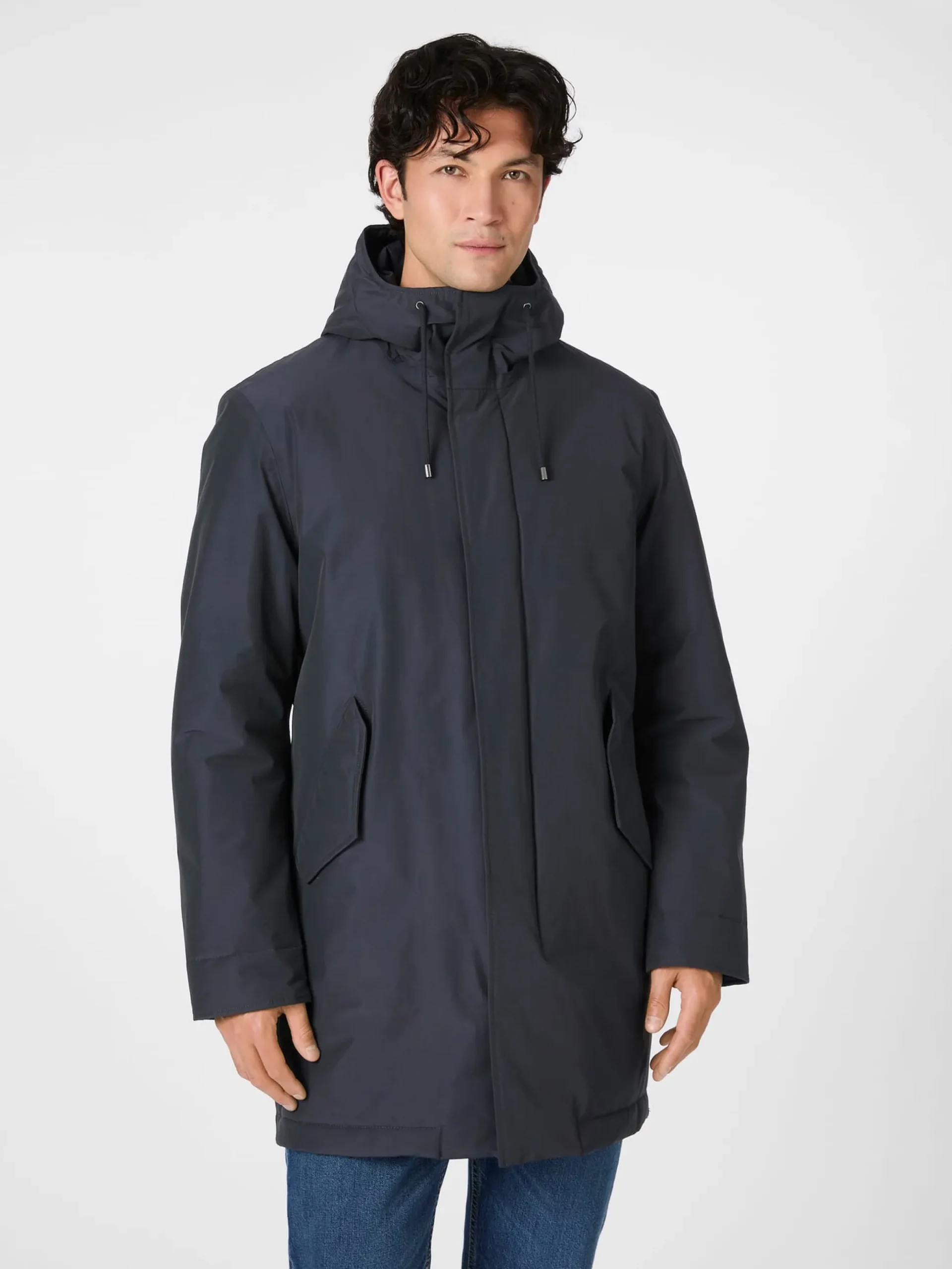 Herrenparka gefüttert