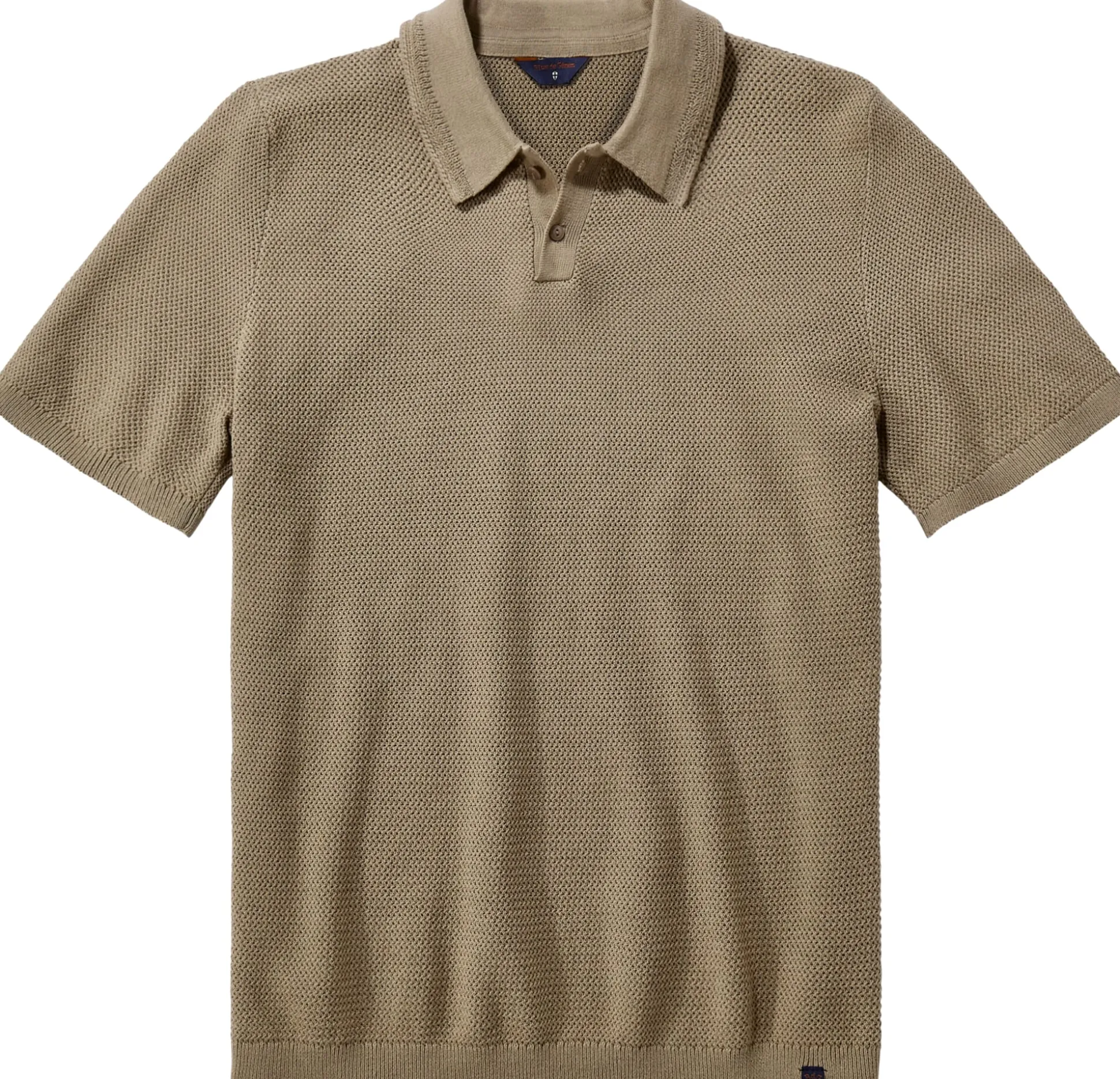 Herren-Poloshirt gestrickt