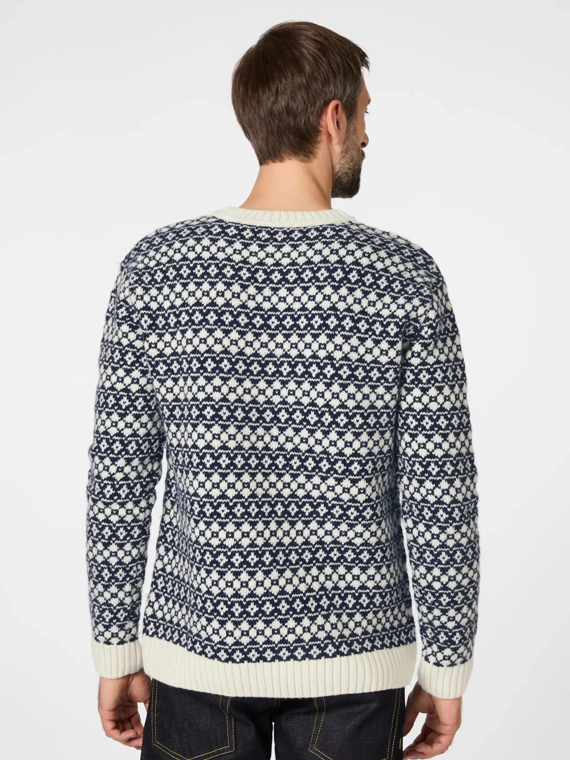 Herrenpullover Lammwolle
