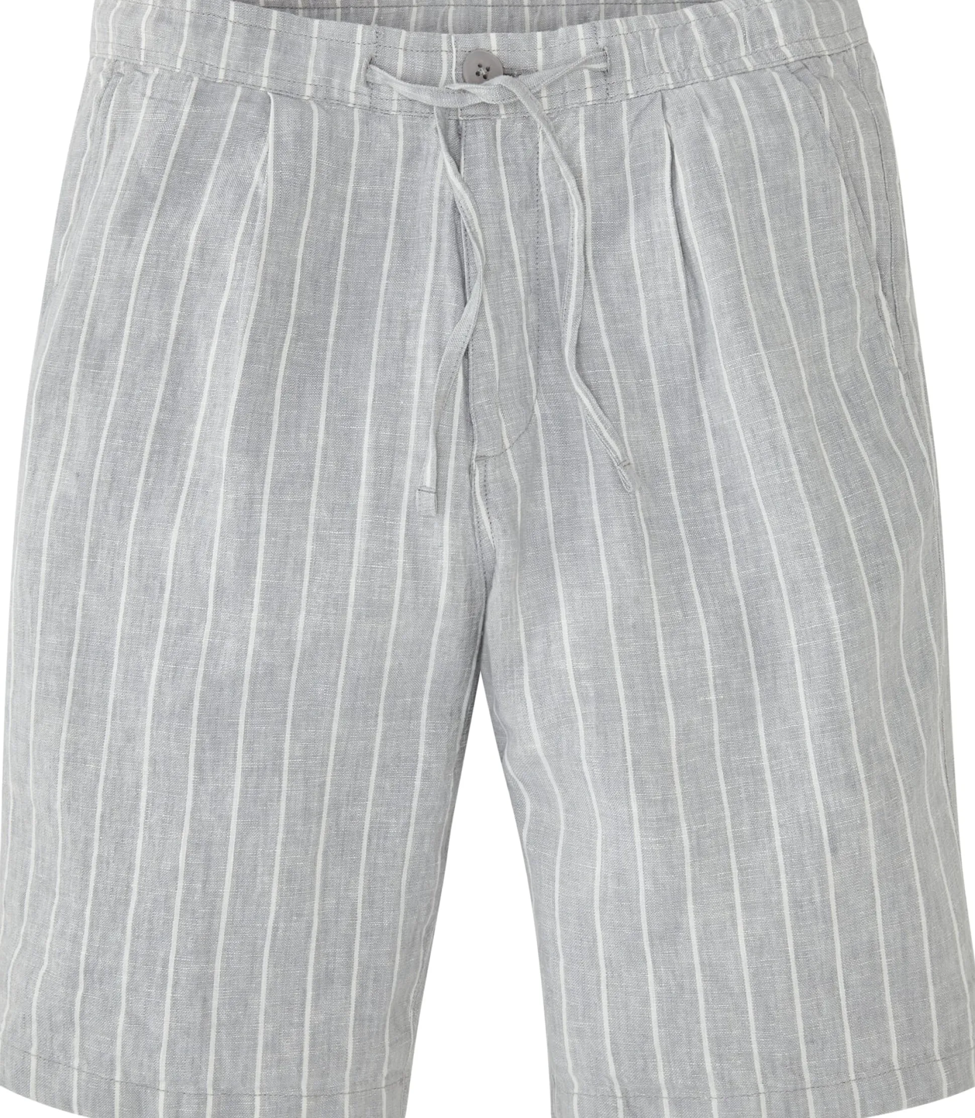 Herrenshorts Leinen gestreift