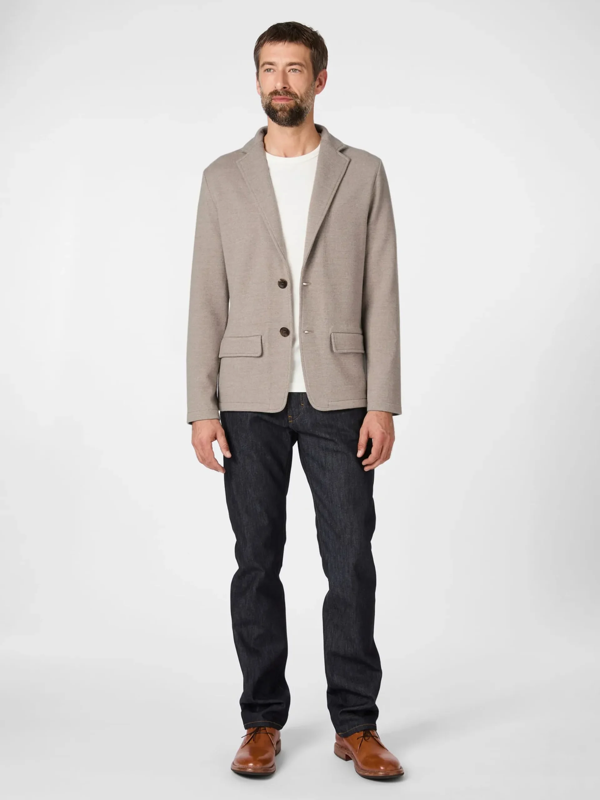 Herren-Stricksakko