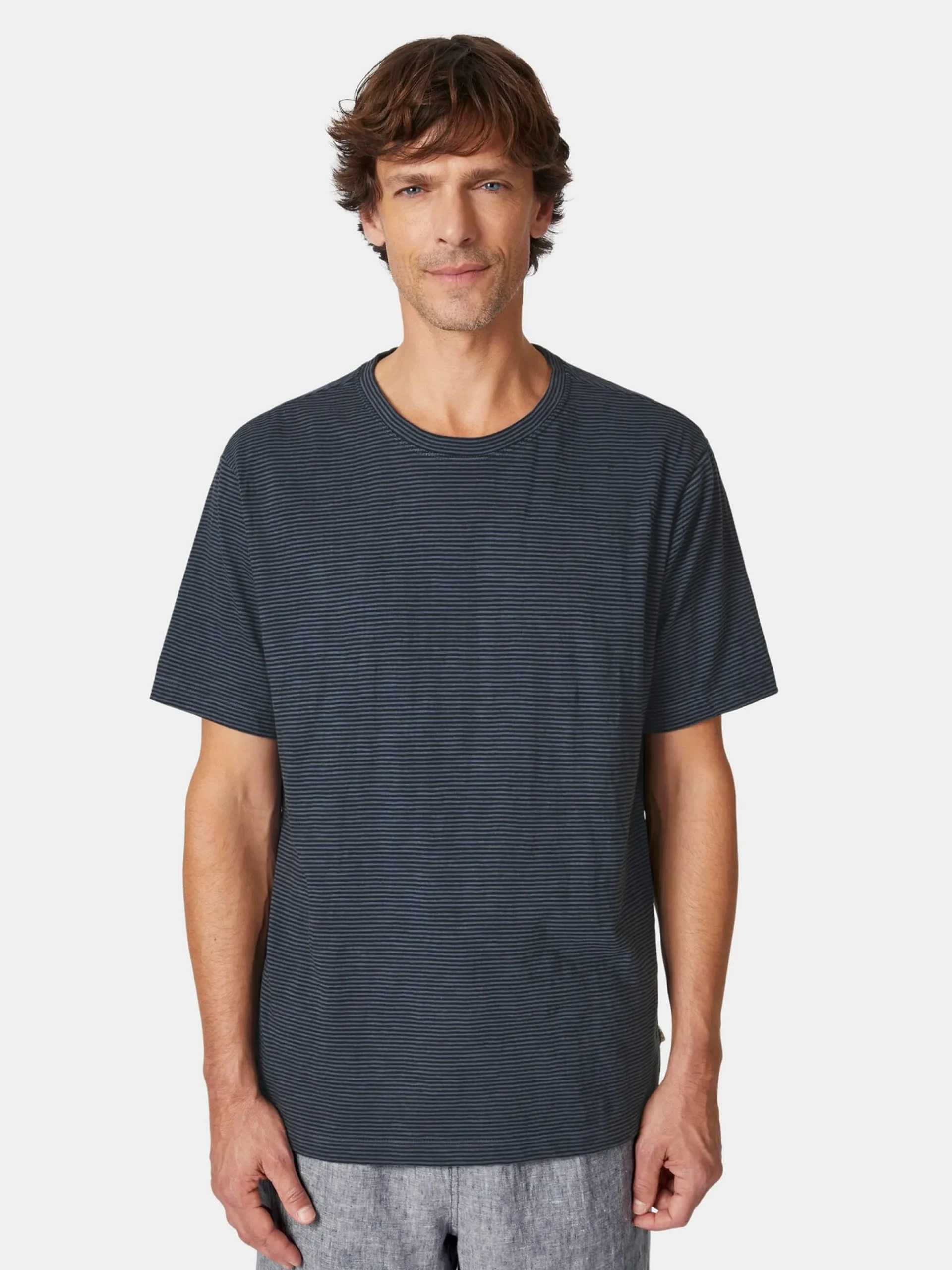 Herren-T-Shirt gestreift
