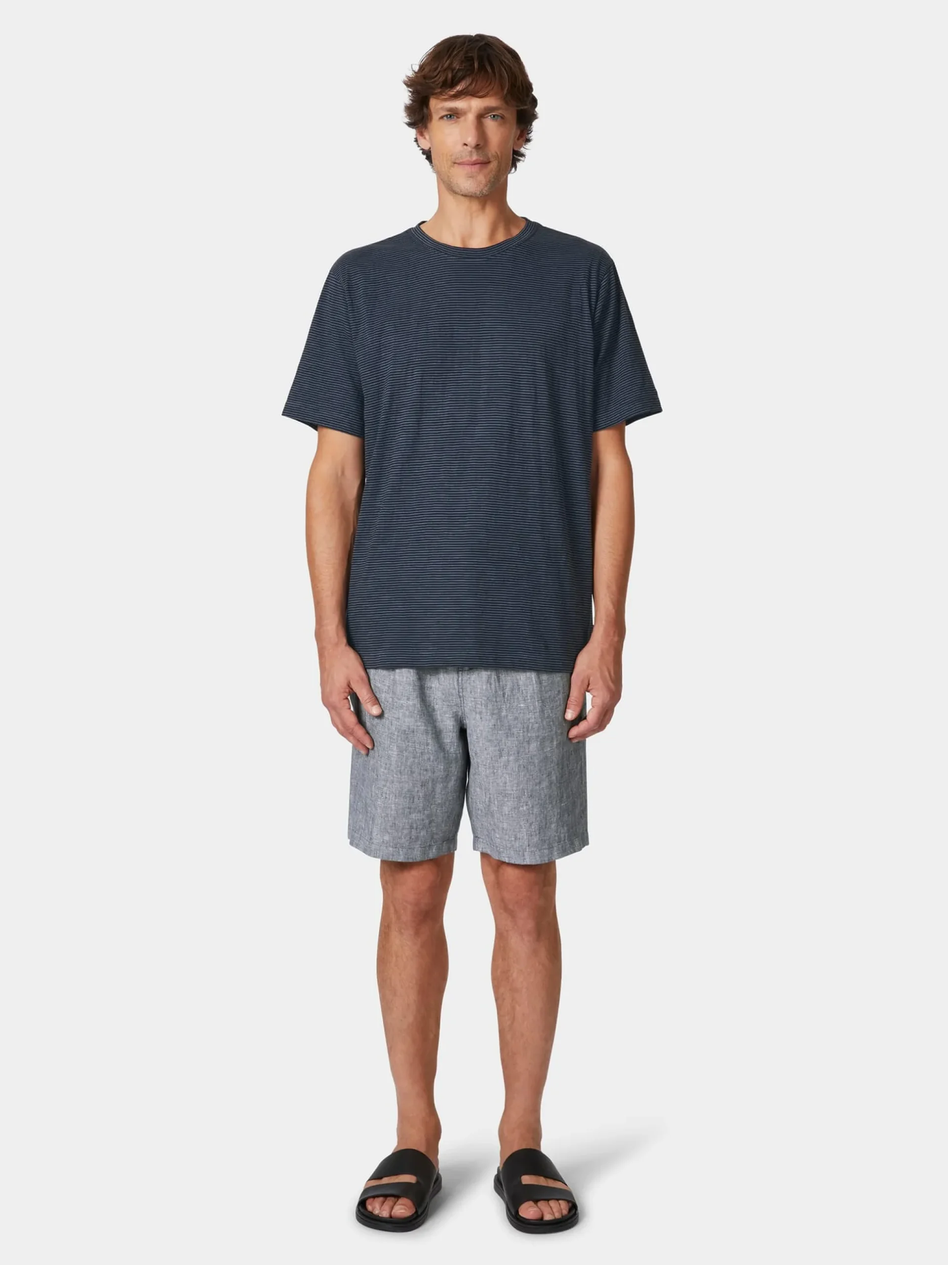 Herren-T-Shirt gestreift