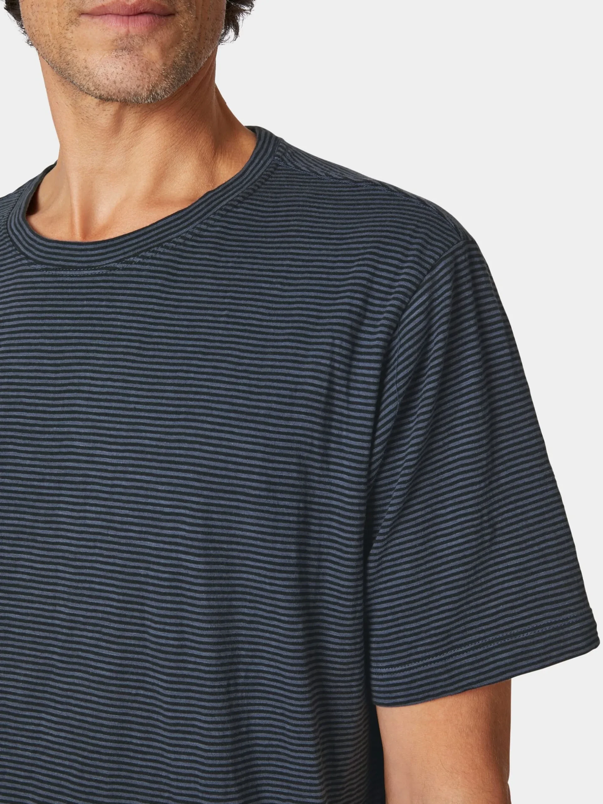 Herren-T-Shirt gestreift