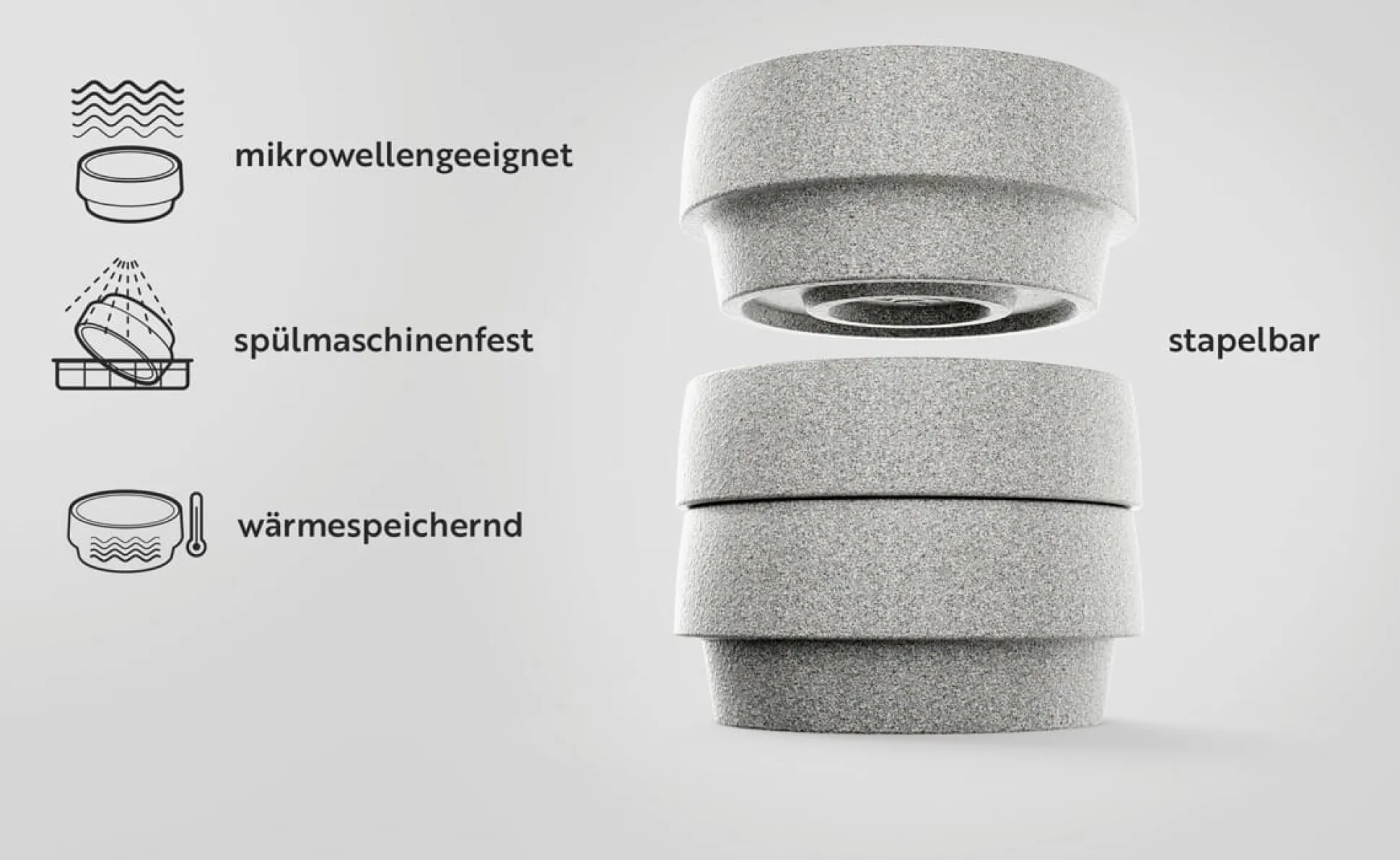 Hundenapf Granitkeramik