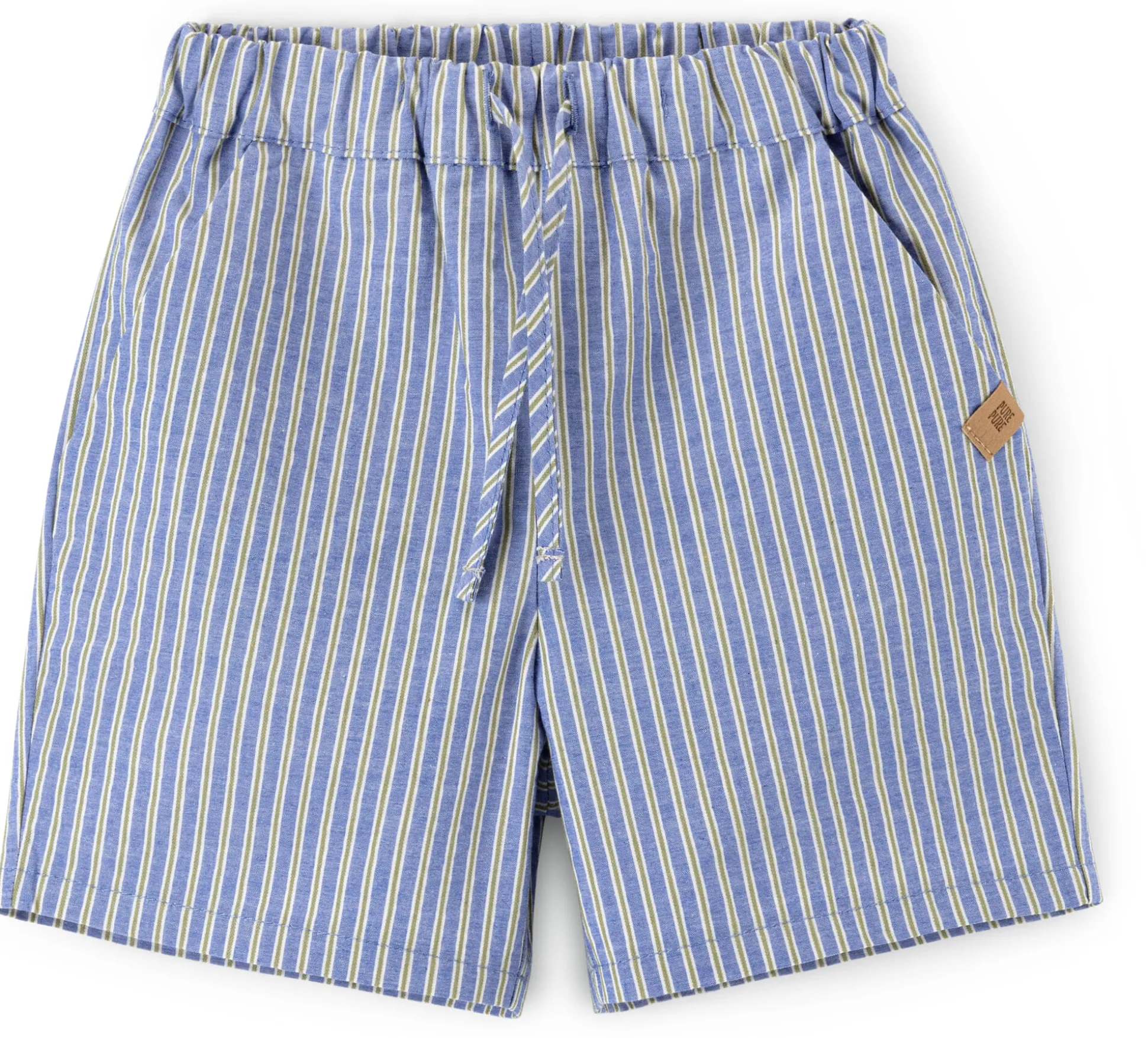Kinder-Shorts Baumwolle gestreift