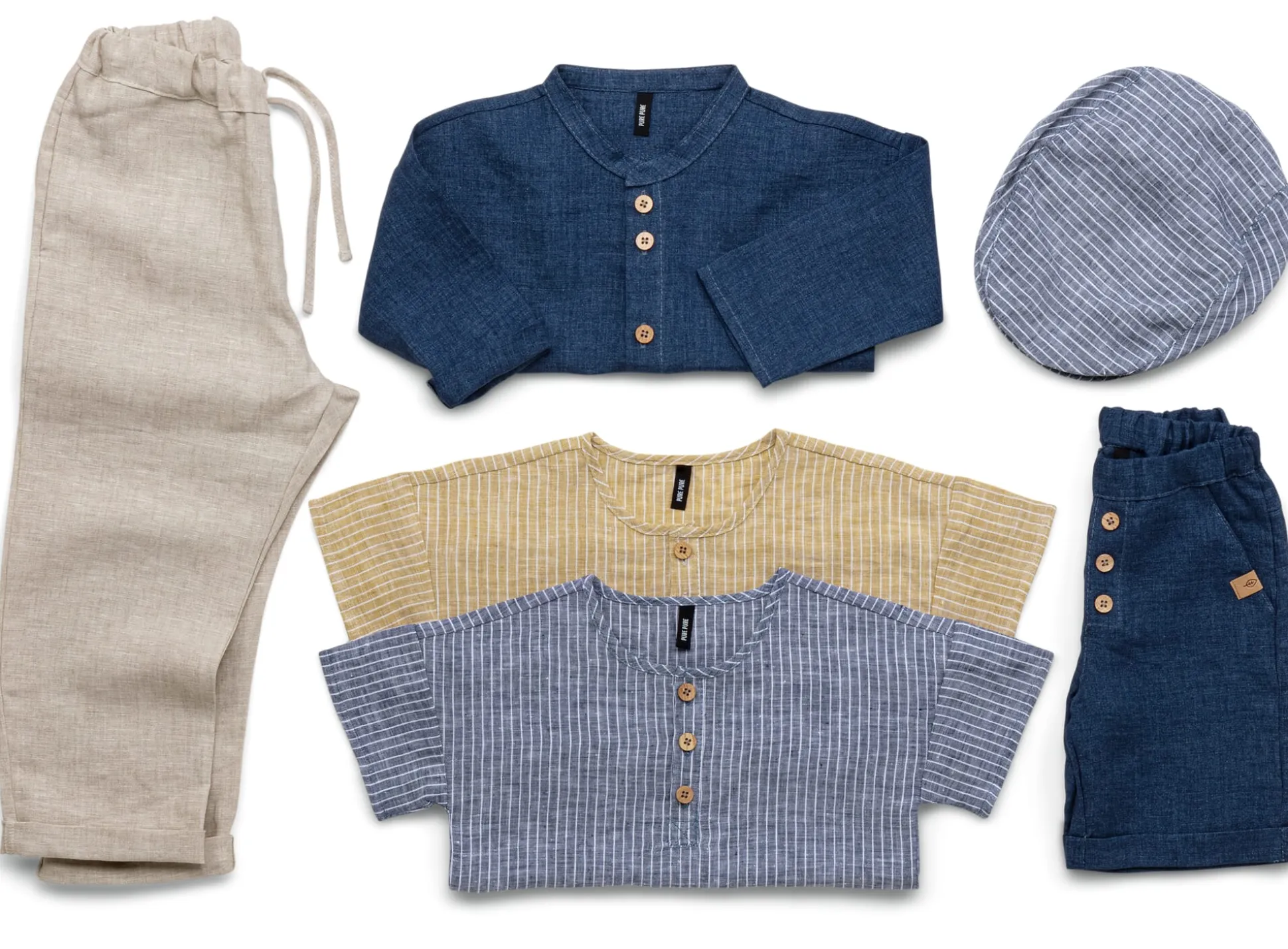 Kinder-Shorts Leinen