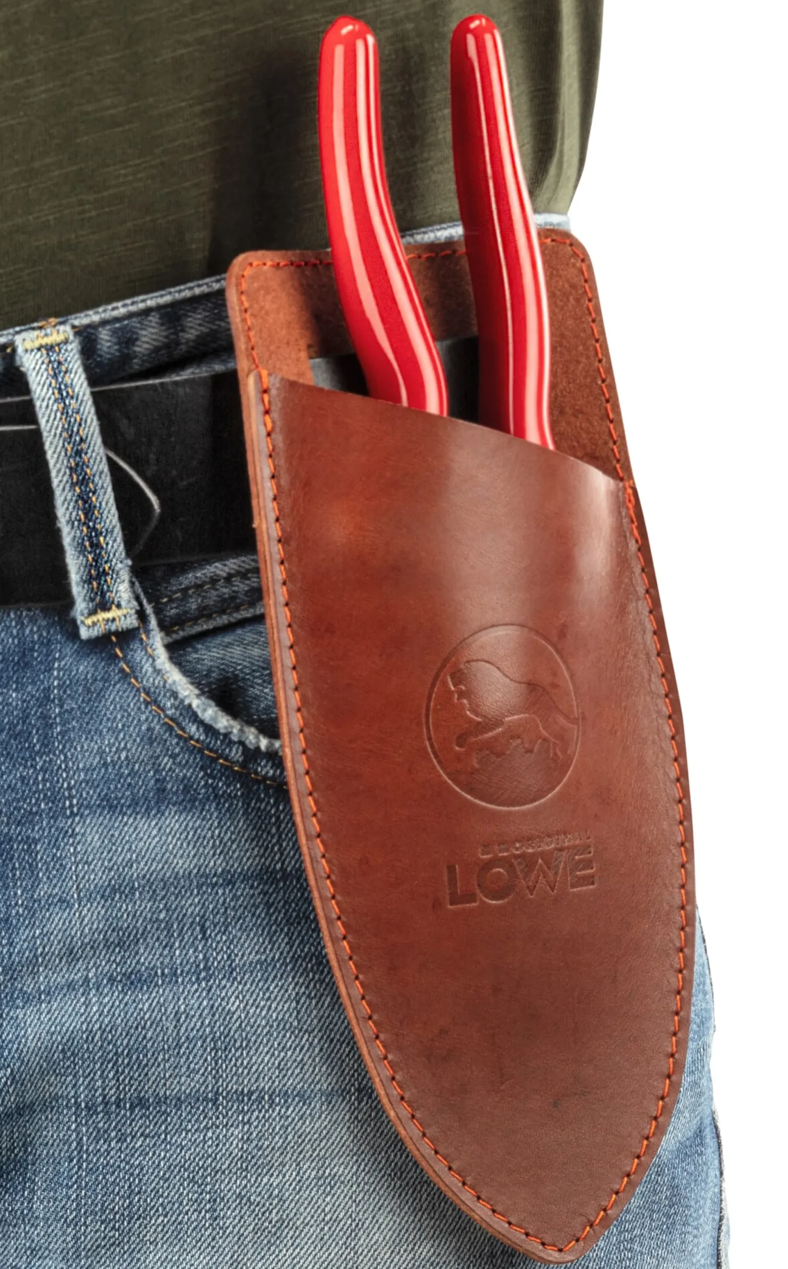Lederholster für Gartenschere