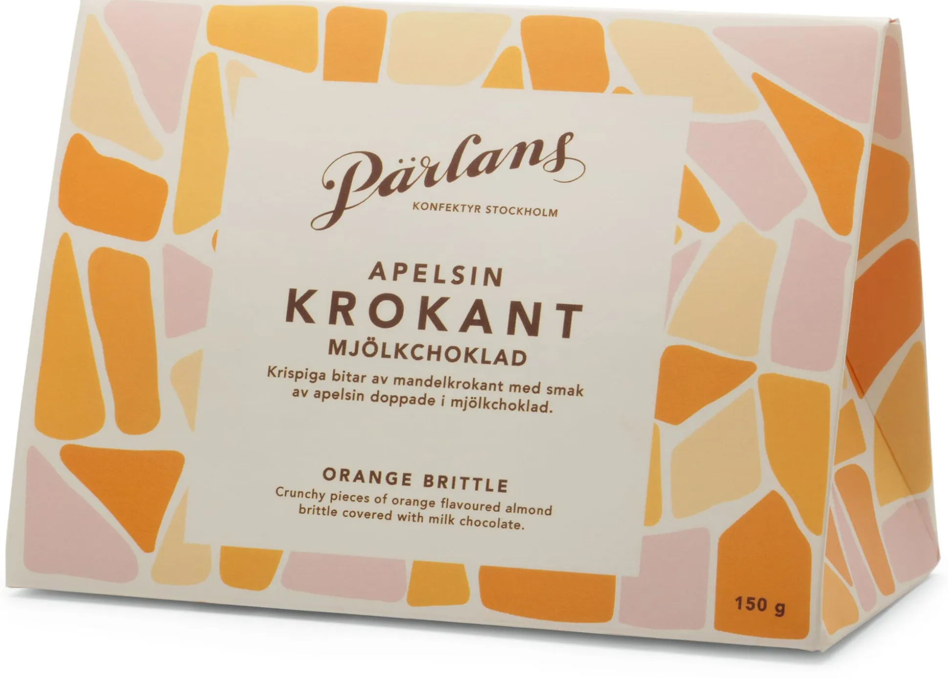 Mandelkrokant mit Orange und Schokolade