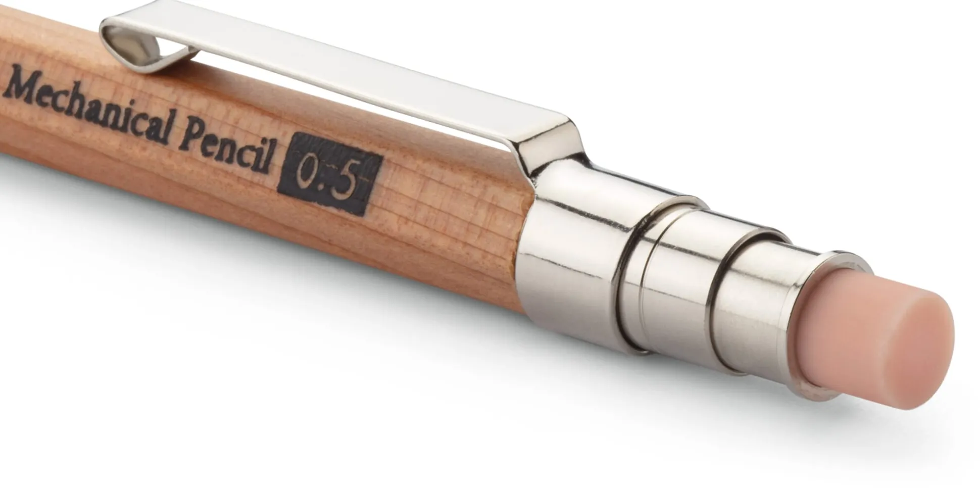 Mini-Druckbleistift Zedernholz 0,5-mm-Mine