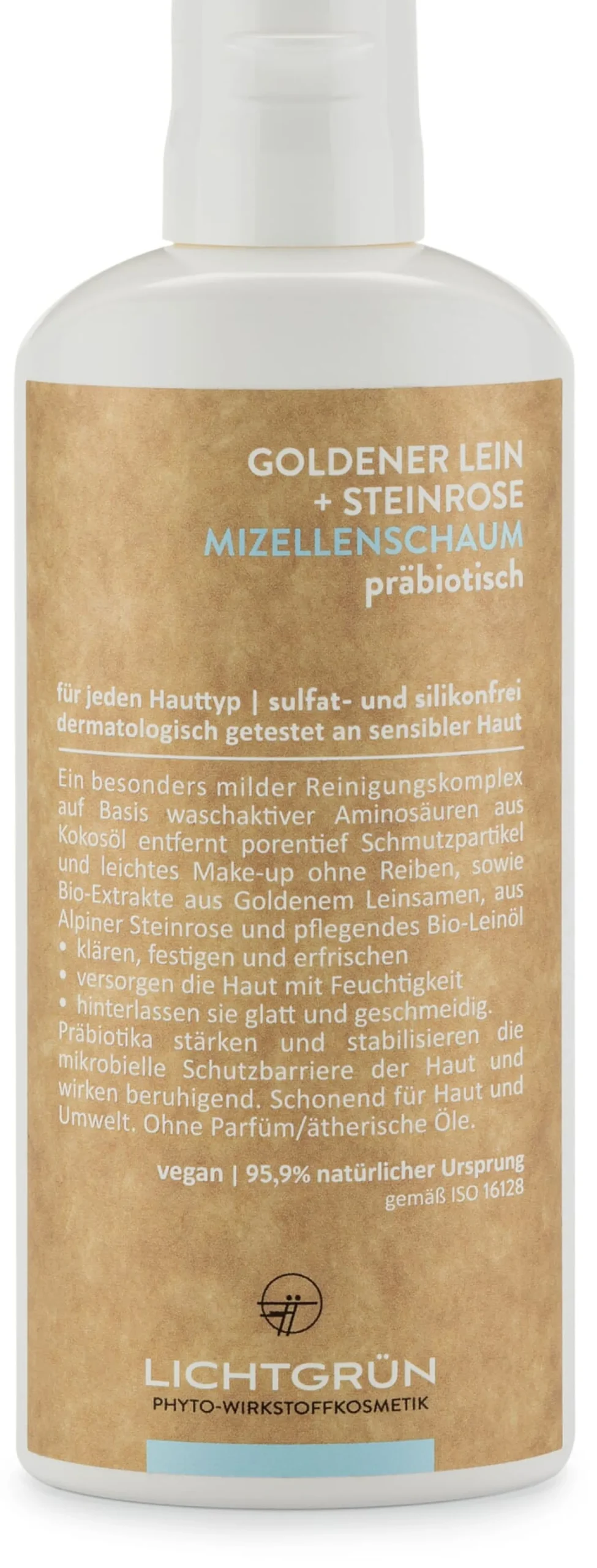 Mizellenschaum Goldener Lein und Steinrose
