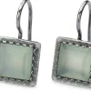 Ohrhänger Chalcedon, Türkis