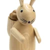 Osterhase groß Eschenholz