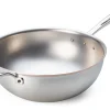 Risottopfanne oder Wok Kupferkern