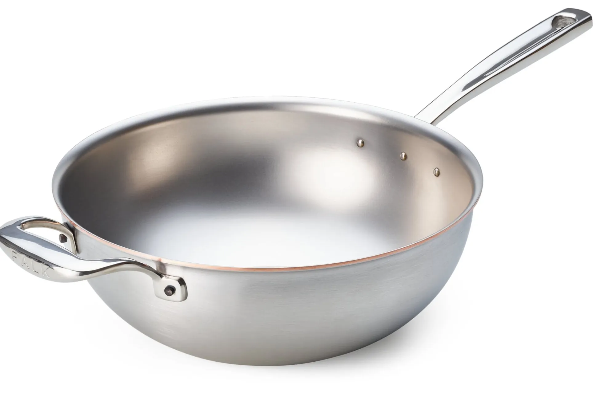 Risottopfanne oder Wok Kupferkern