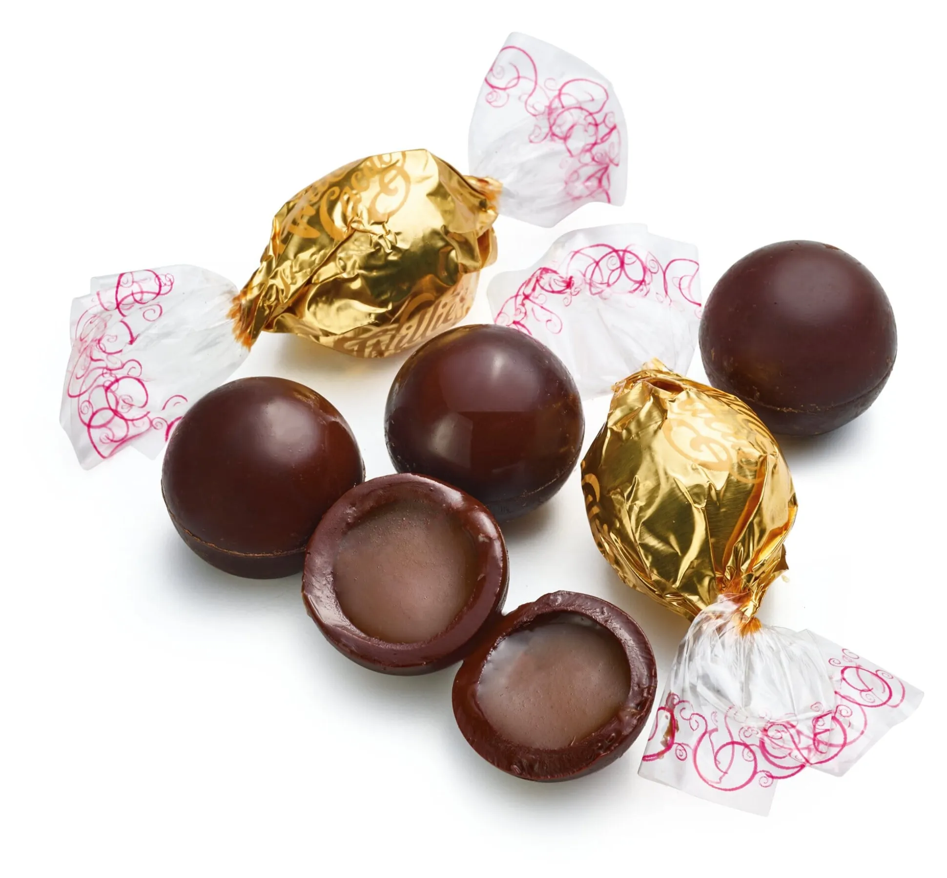Schokoladenkugeln Meersalz-Karamell