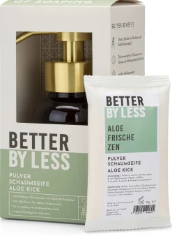 Set Schaumspender und Handseifenpulver Aloe vera