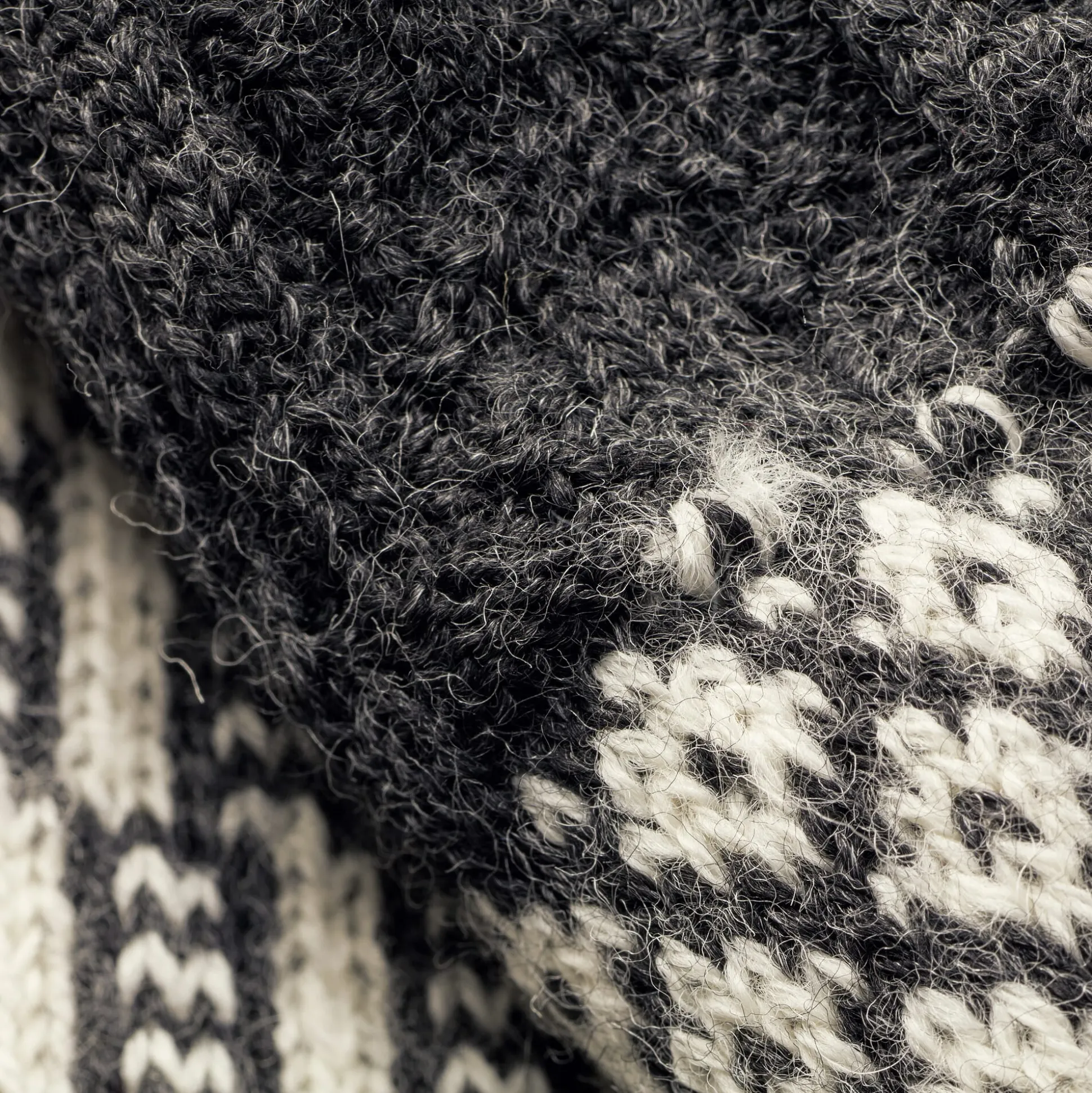 Socke Jacquard lang