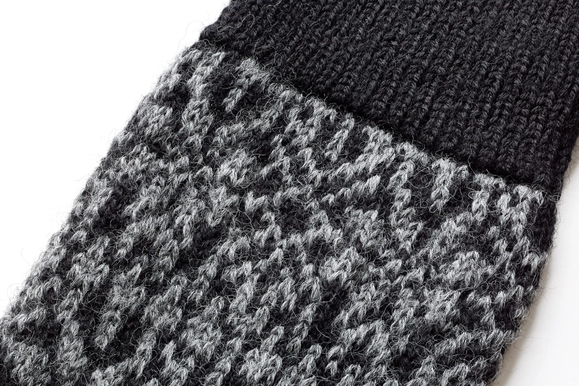 Socke Jacquard Schurwolle