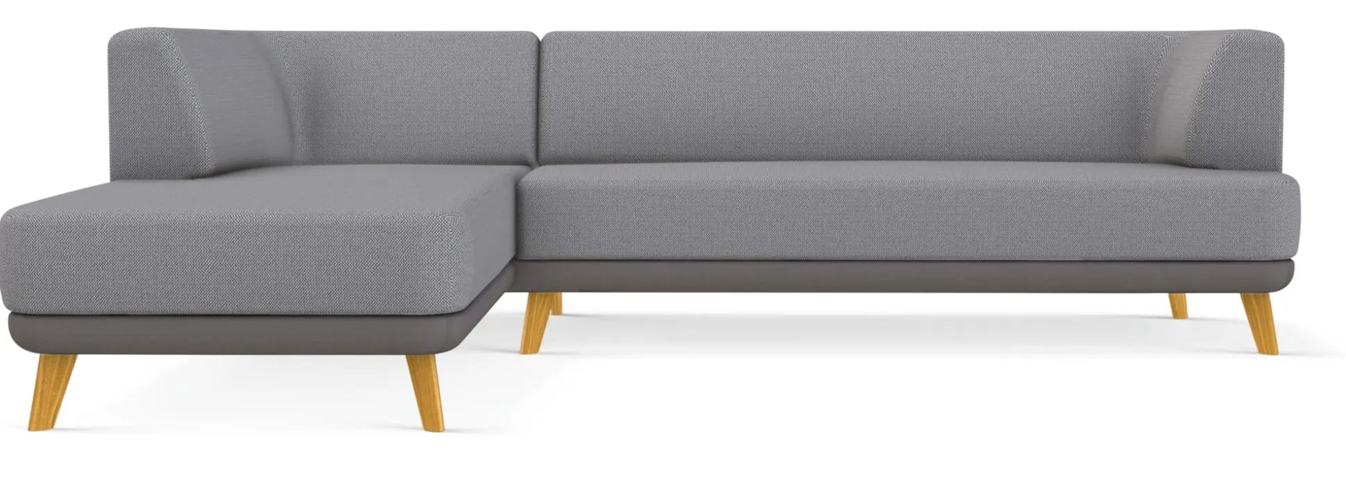 Sofa-Kombination Linnea Schurwolle und Leder
