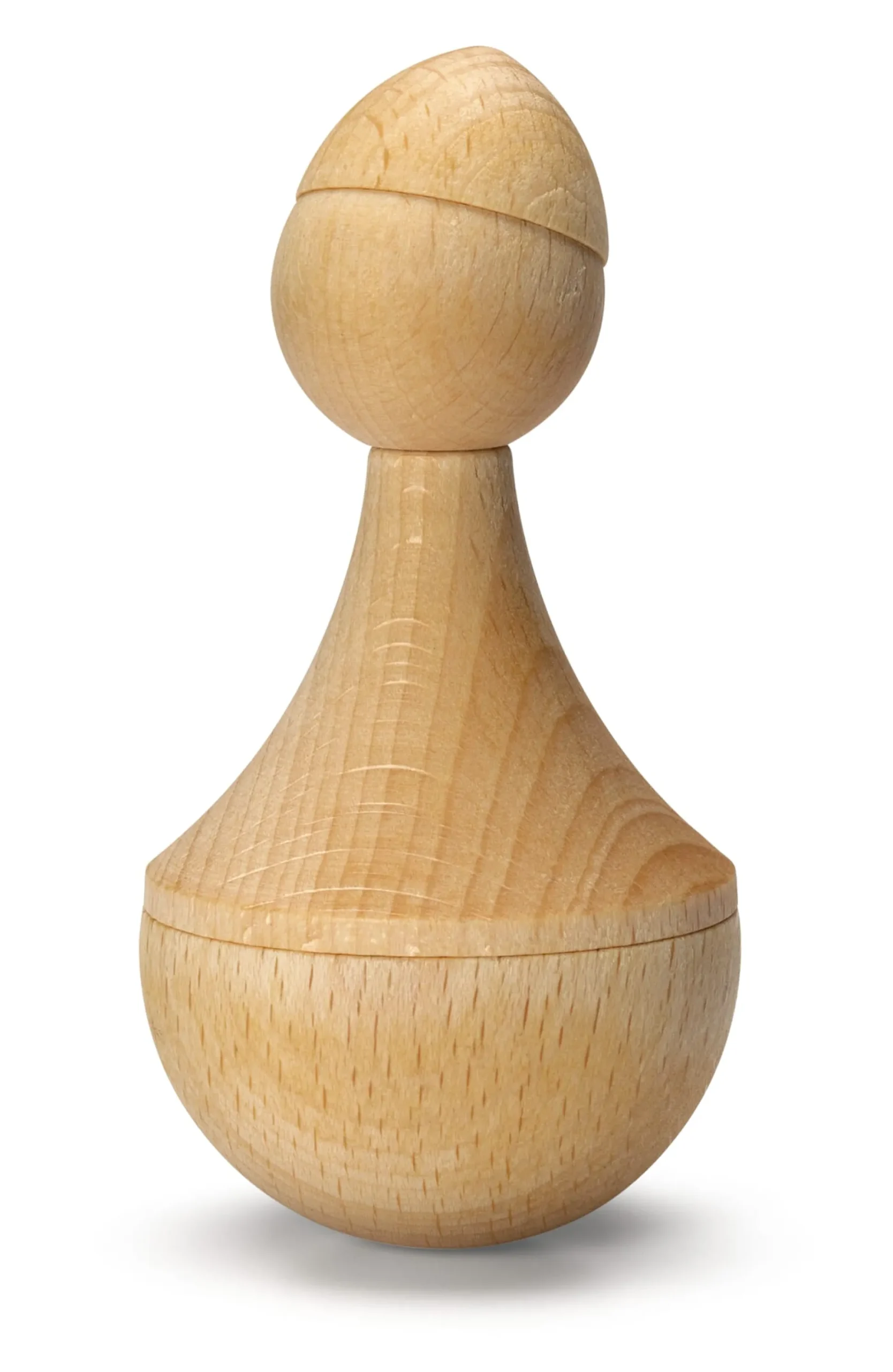 Stehaufmännchen Buchenholz