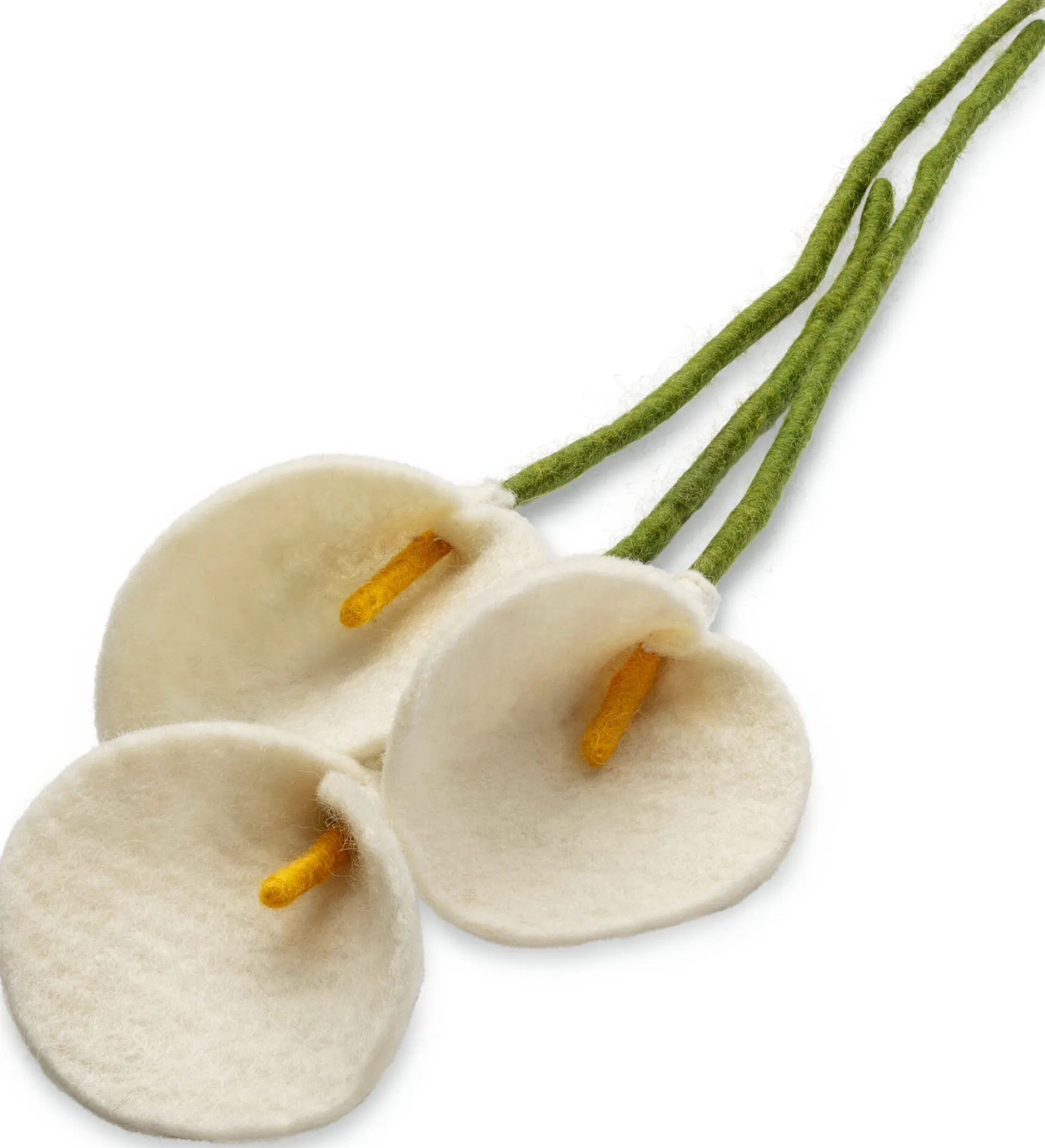 Strauß Calla Filz weiß
