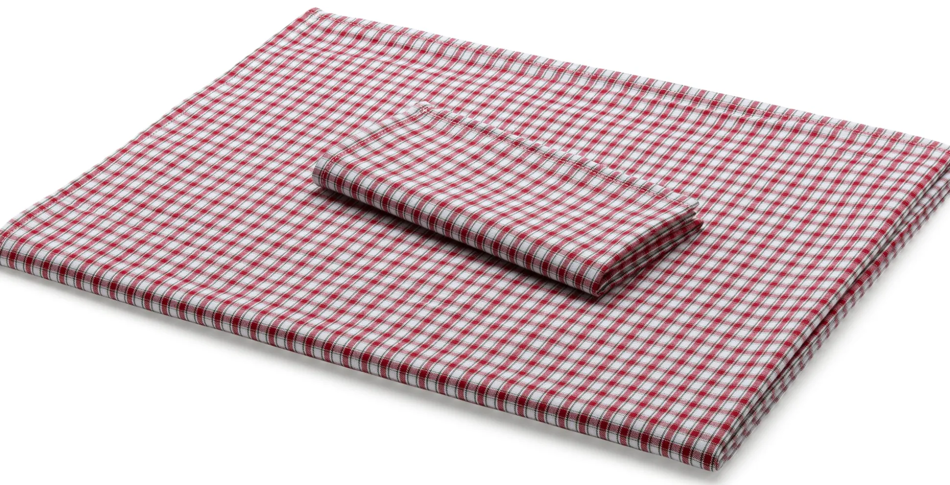 Tischdecke rot-weiß kariert