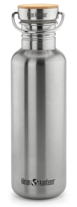 Trinkflasche Edelstahl matt