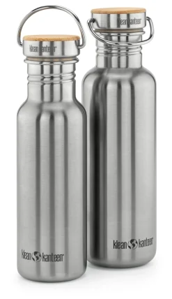 Trinkflasche Edelstahl matt