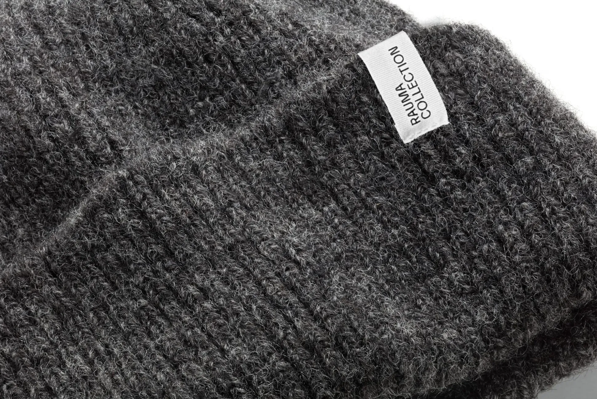 Unisex-Strickmütze Rippe