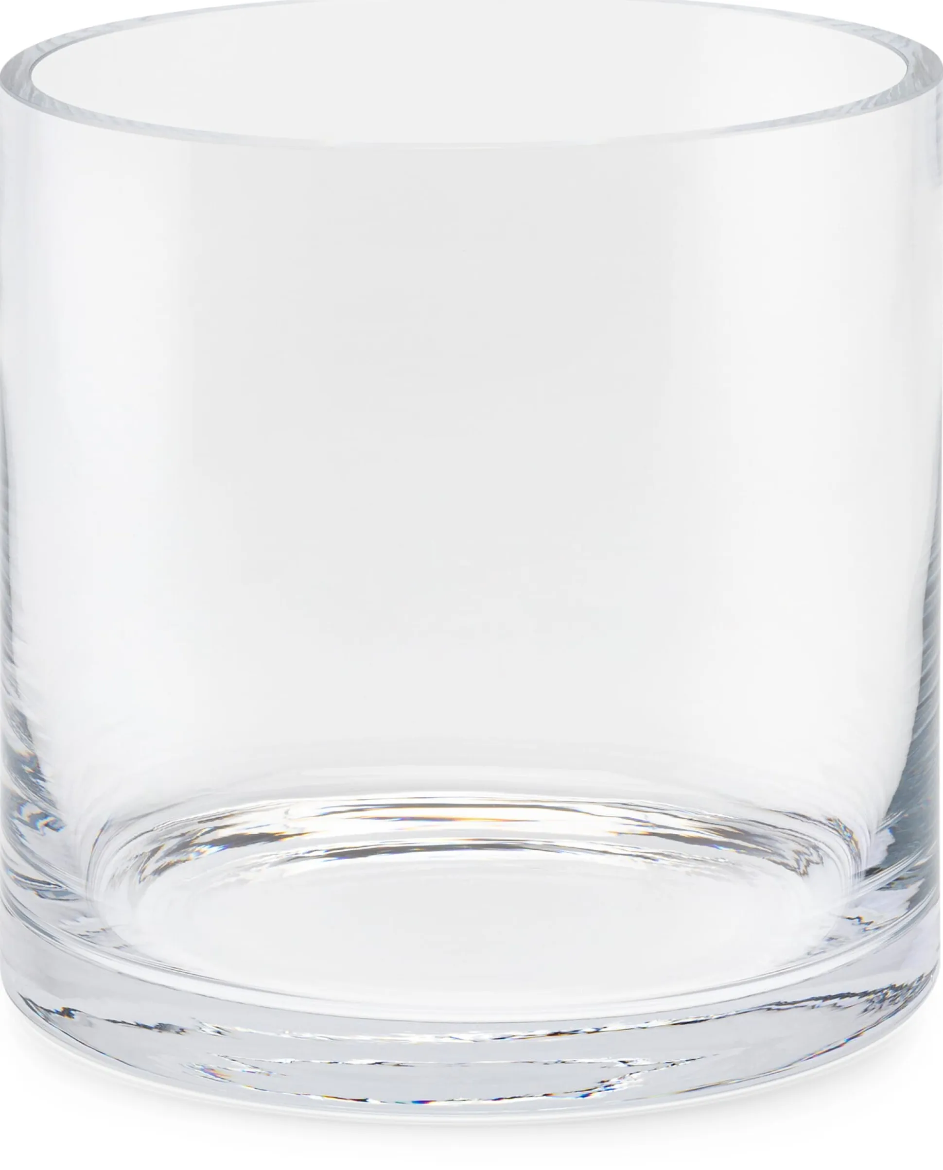 Vase Glas zylinderförmig