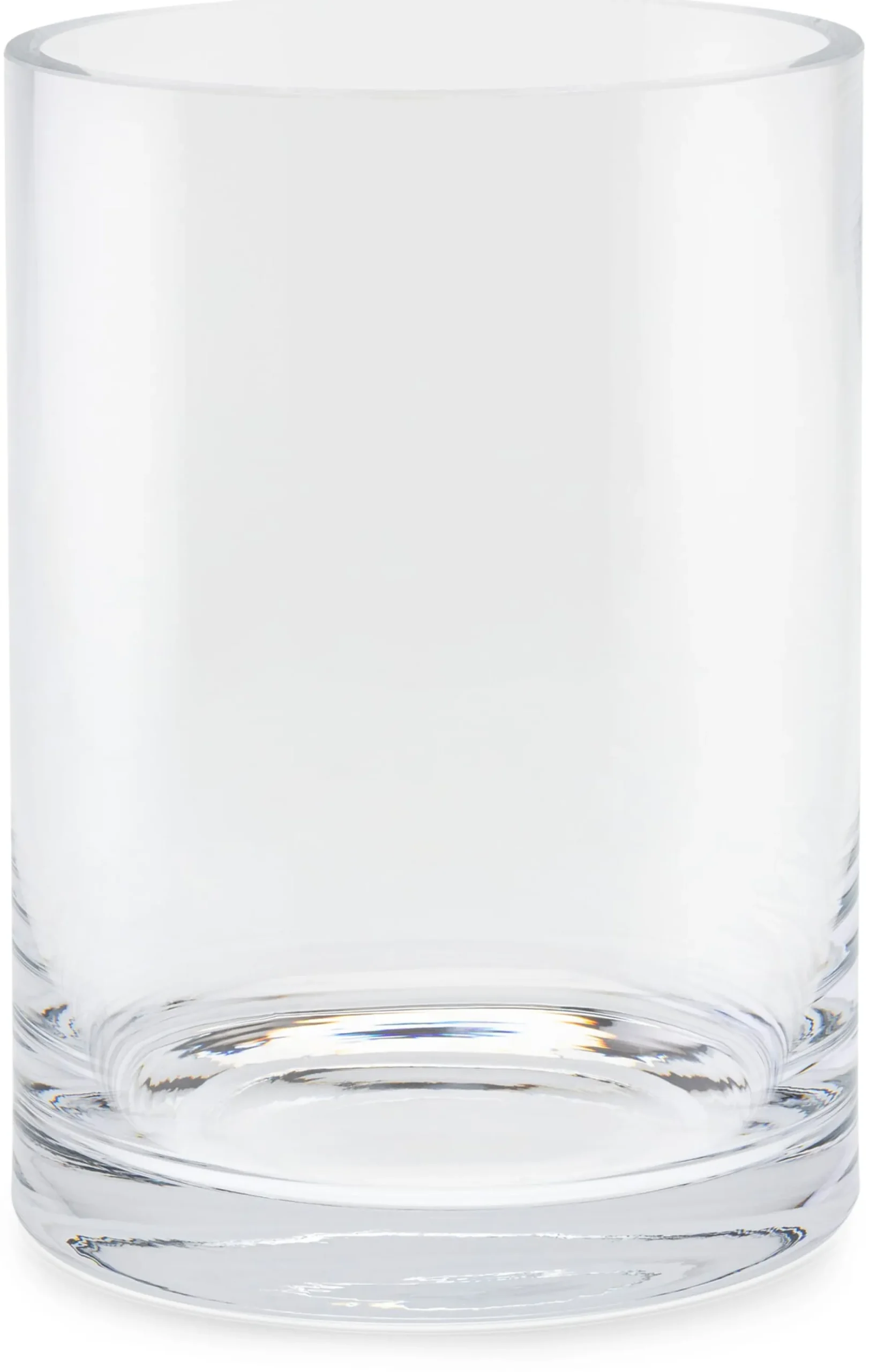 Vase Glas zylinderförmig