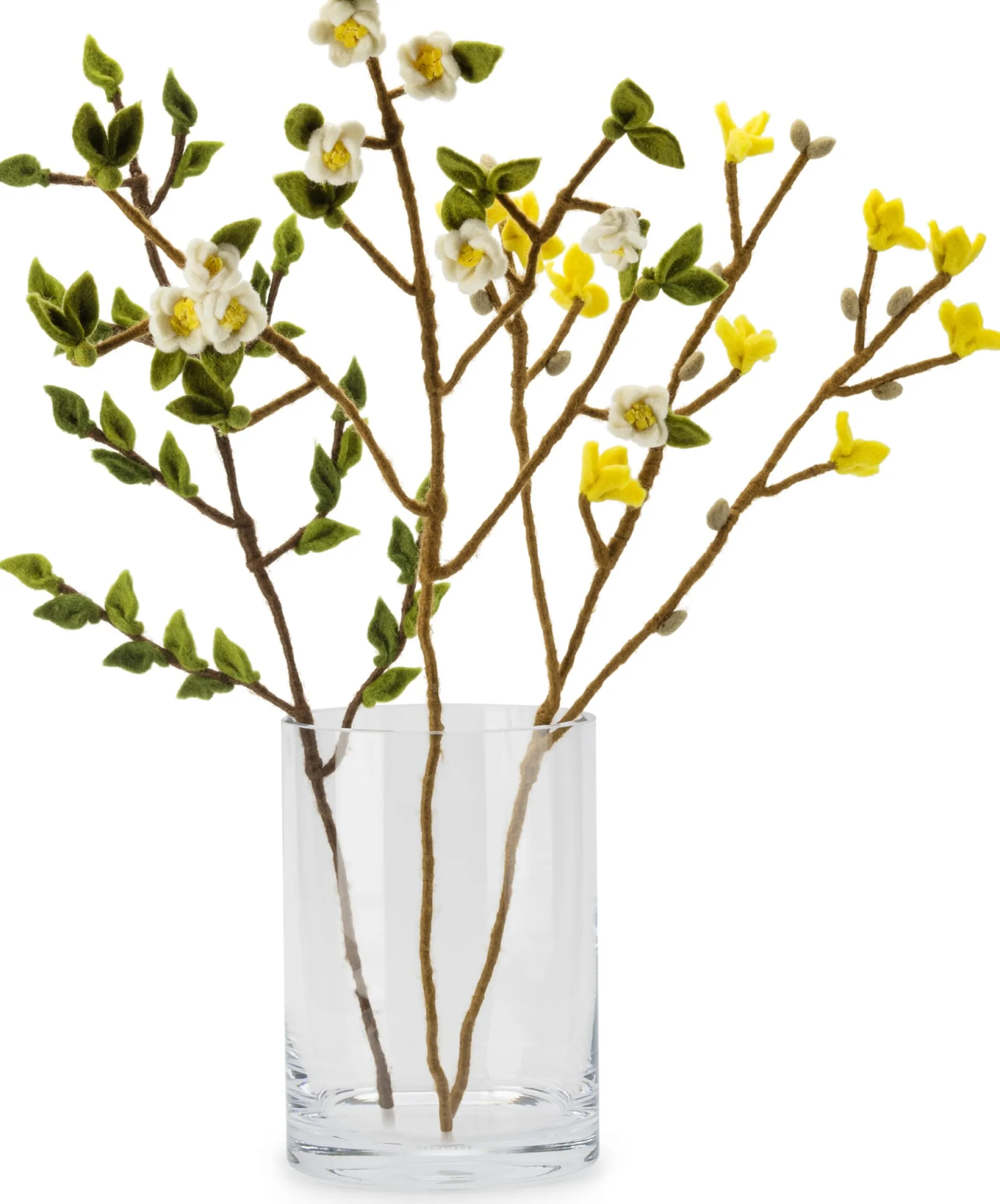 Vase Glas zylinderförmig