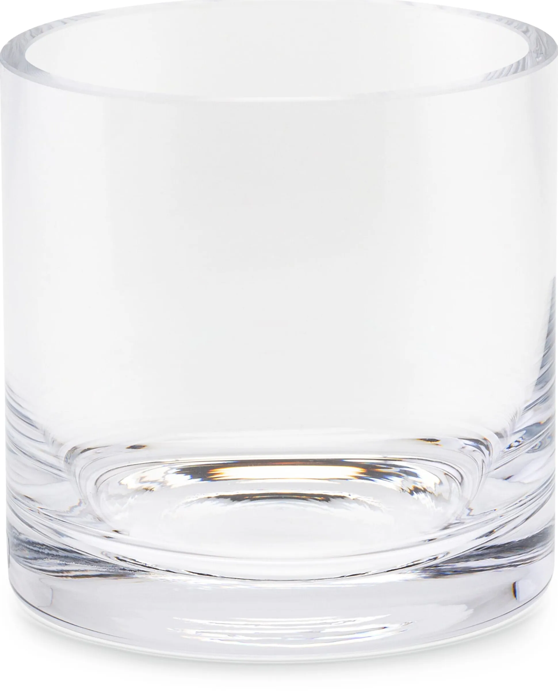 Vase Glas zylinderförmig