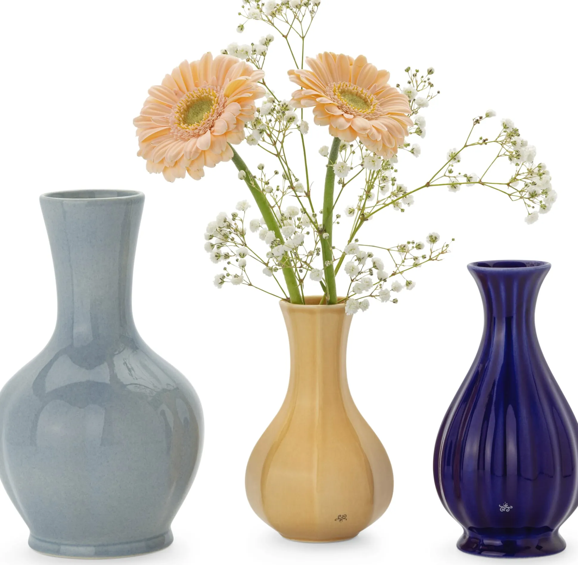 Vase Heritage hellgelb