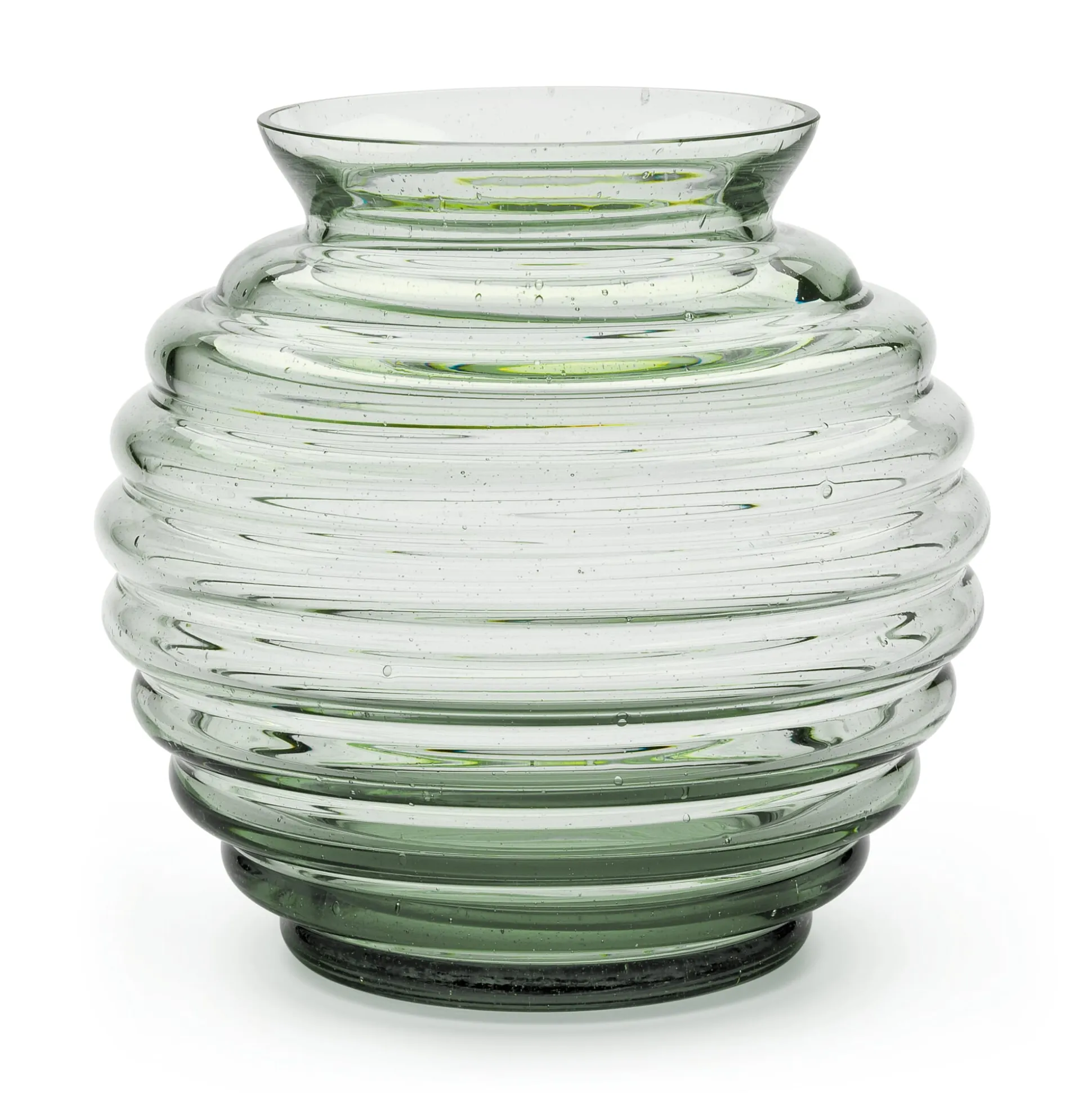 Vase Thüringer Waldglas Kugelform