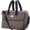Weekender N° 48 gestreift, blau-grün
