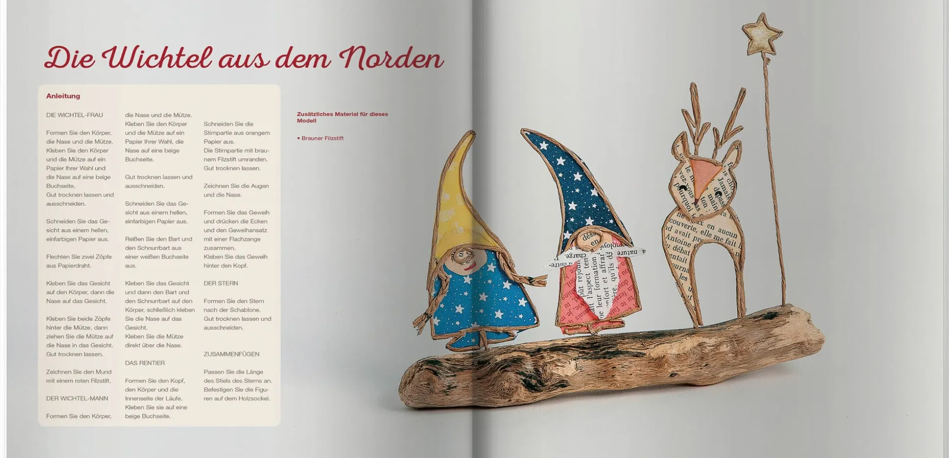 Weihnachtliches aus der Papierwerkstatt