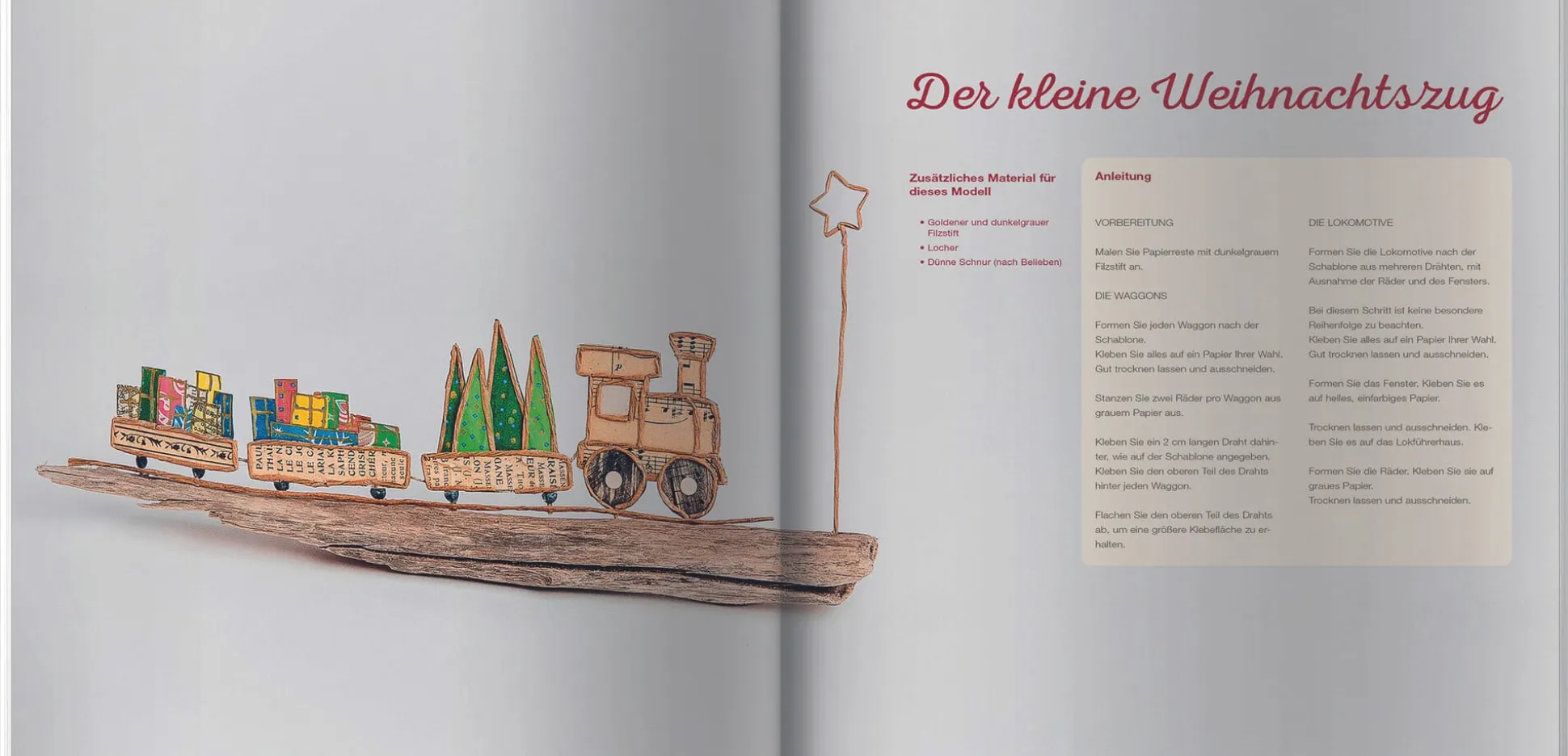 Weihnachtliches aus der Papierwerkstatt